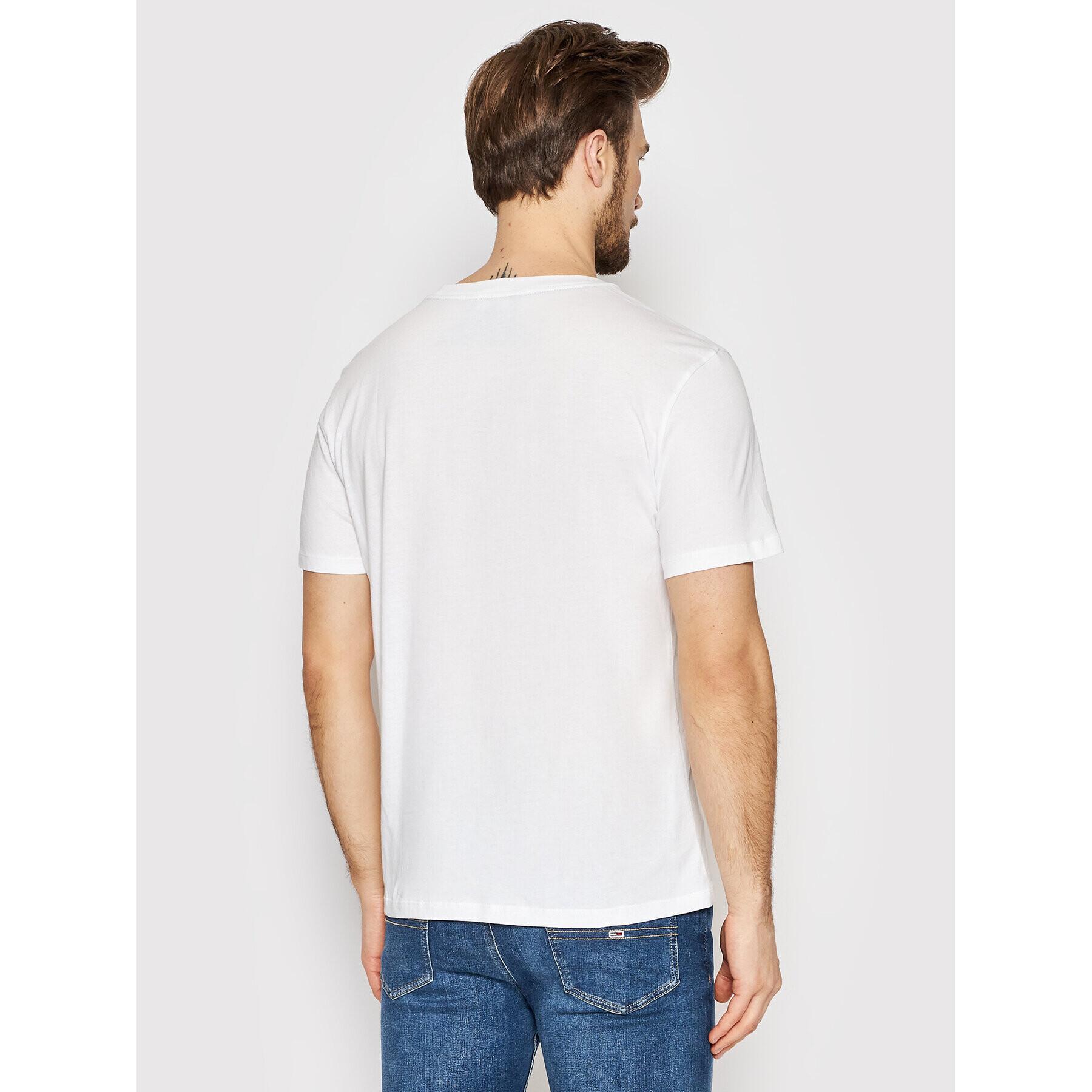 Tommy Hilfiger Тишърт UM0UM02534 Бял Regular Fit - Pepit.bg