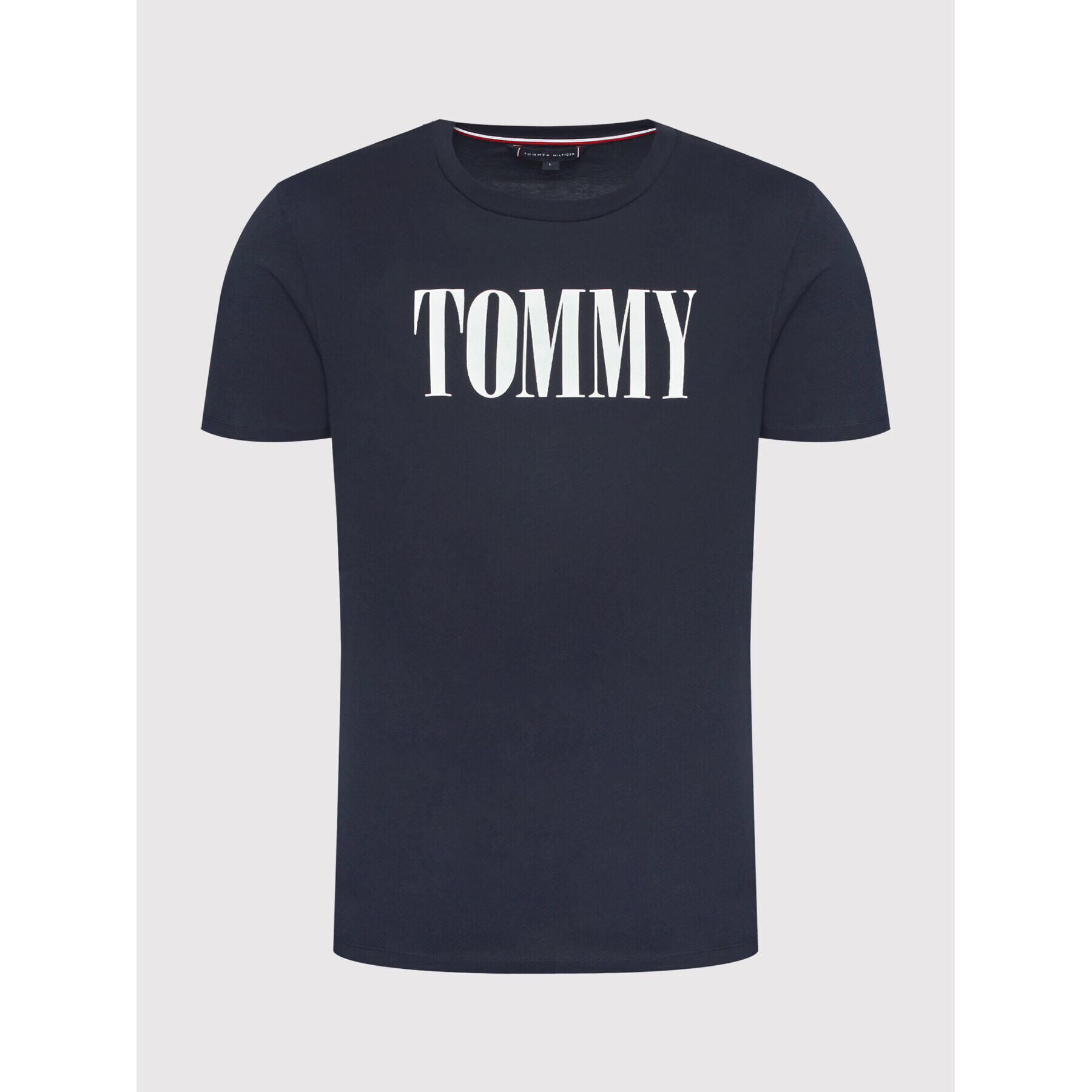 Tommy Hilfiger Тишърт UM0UM02534 Тъмносин Regular Fit - Pepit.bg