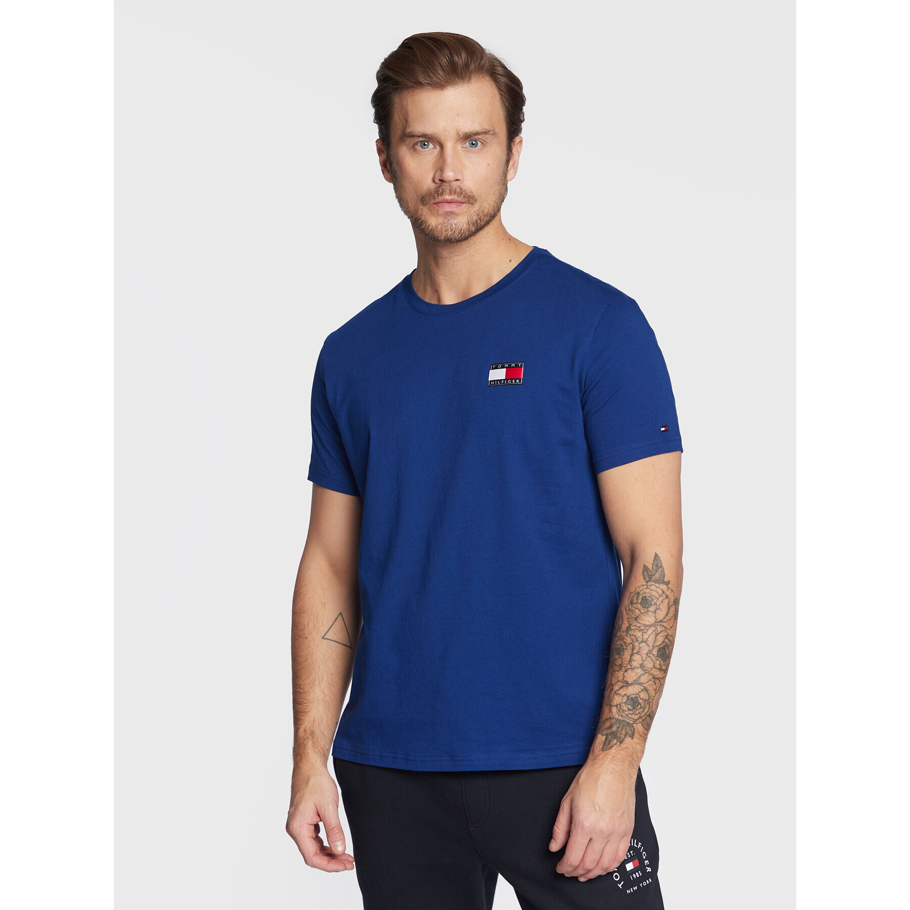 Tommy Hilfiger Тишърт UM0UM02704 Син Relaxed Fit - Pepit.bg