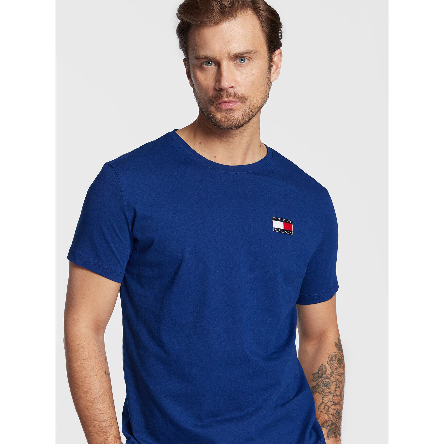 Tommy Hilfiger Тишърт UM0UM02704 Син Relaxed Fit - Pepit.bg