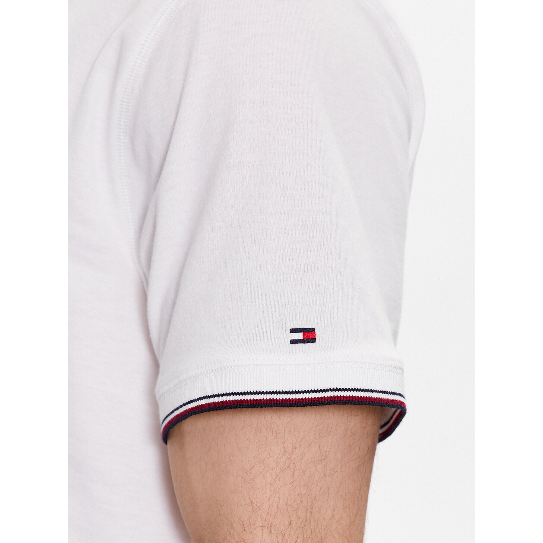 Tommy Hilfiger Тишърт UM0UM02808 Бял Regular Fit - Pepit.bg