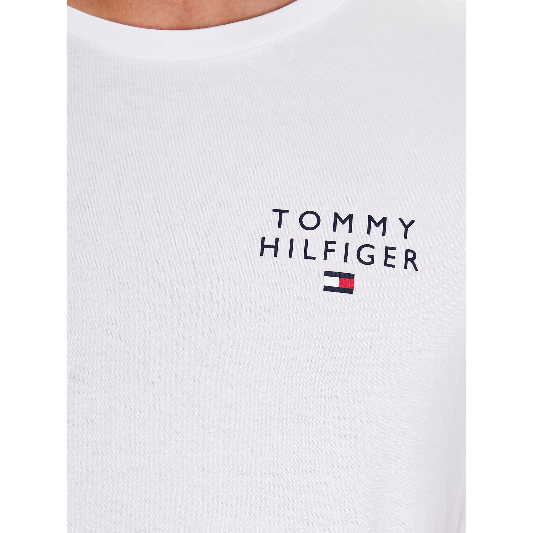 Tommy Hilfiger Тишърт UM0UM02916 Бял Regular Fit - Pepit.bg