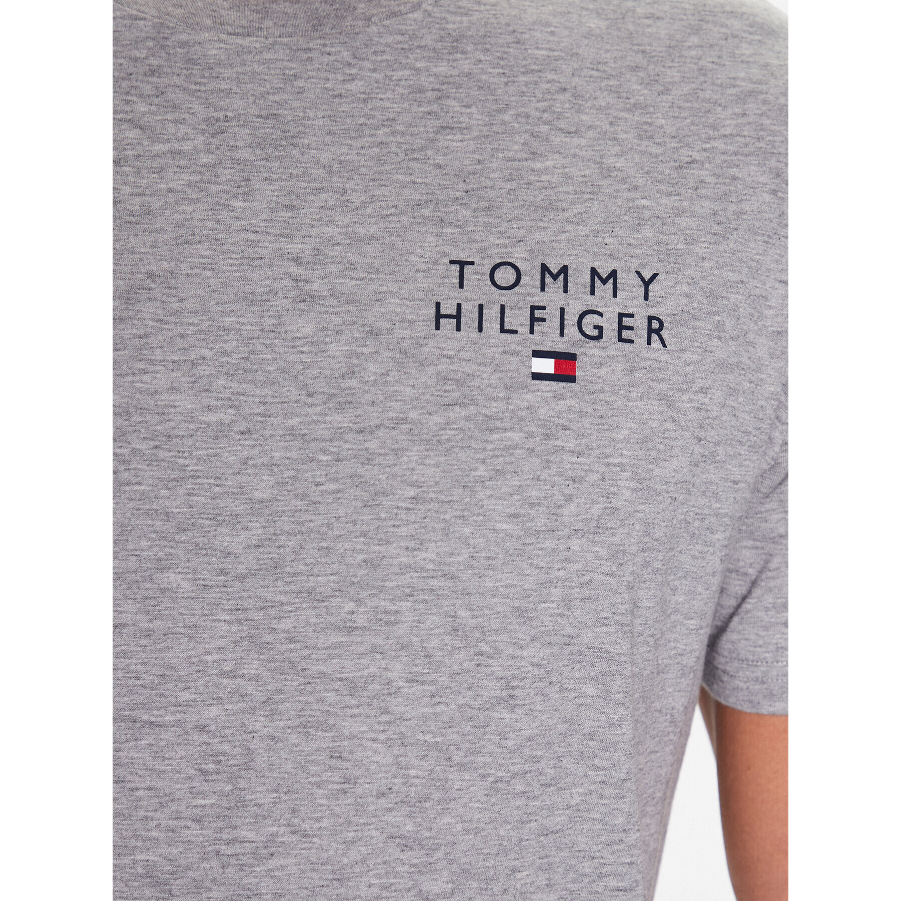 Tommy Hilfiger Тишърт UM0UM02916 Сив Regular Fit - Pepit.bg