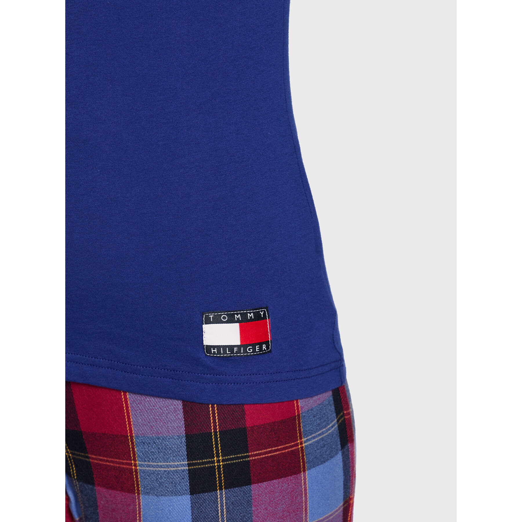 Tommy Hilfiger Тишърт UW0UW03974 Син Regular Fit - Pepit.bg