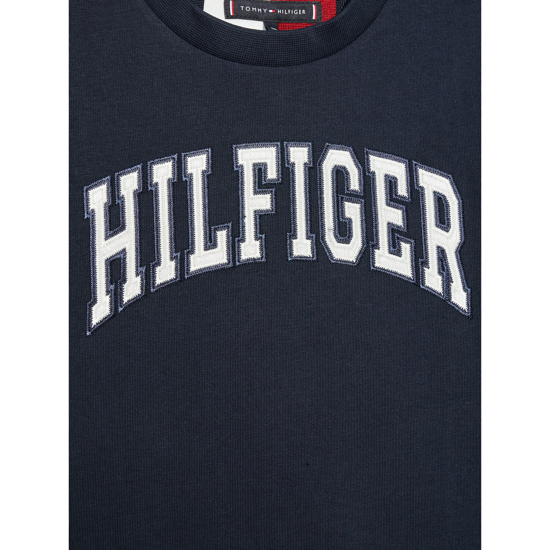 Tommy Hilfiger Тишърт Varsity KB0KB07600 Тъмносин Regular Fit - Pepit.bg