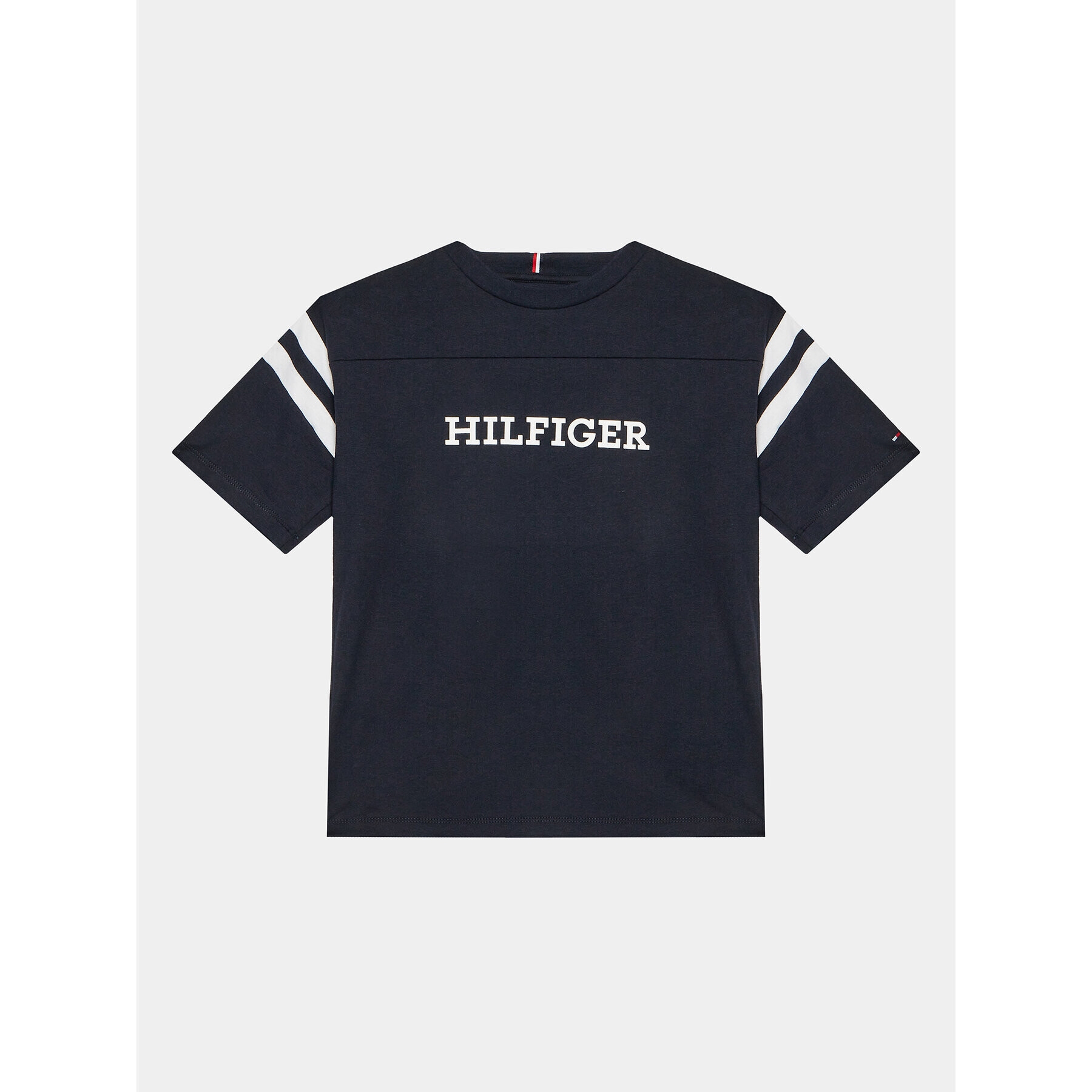 Tommy Hilfiger Тишърт Varsity KB0KB08678 D Тъмносин Regular Fit - Pepit.bg