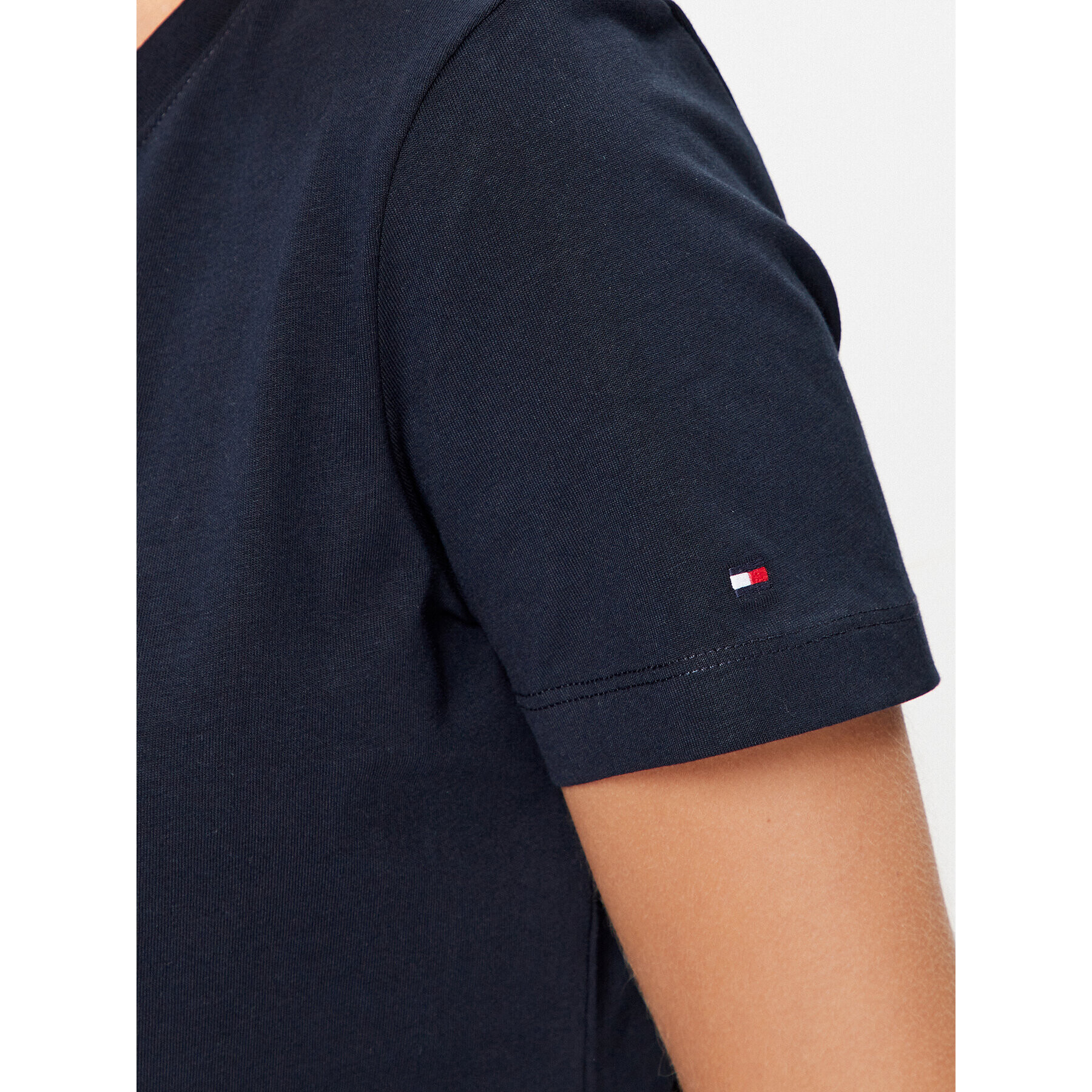 Tommy Hilfiger Тишърт Varsity WW0WW38874 Тъмносин Regular Fit - Pepit.bg