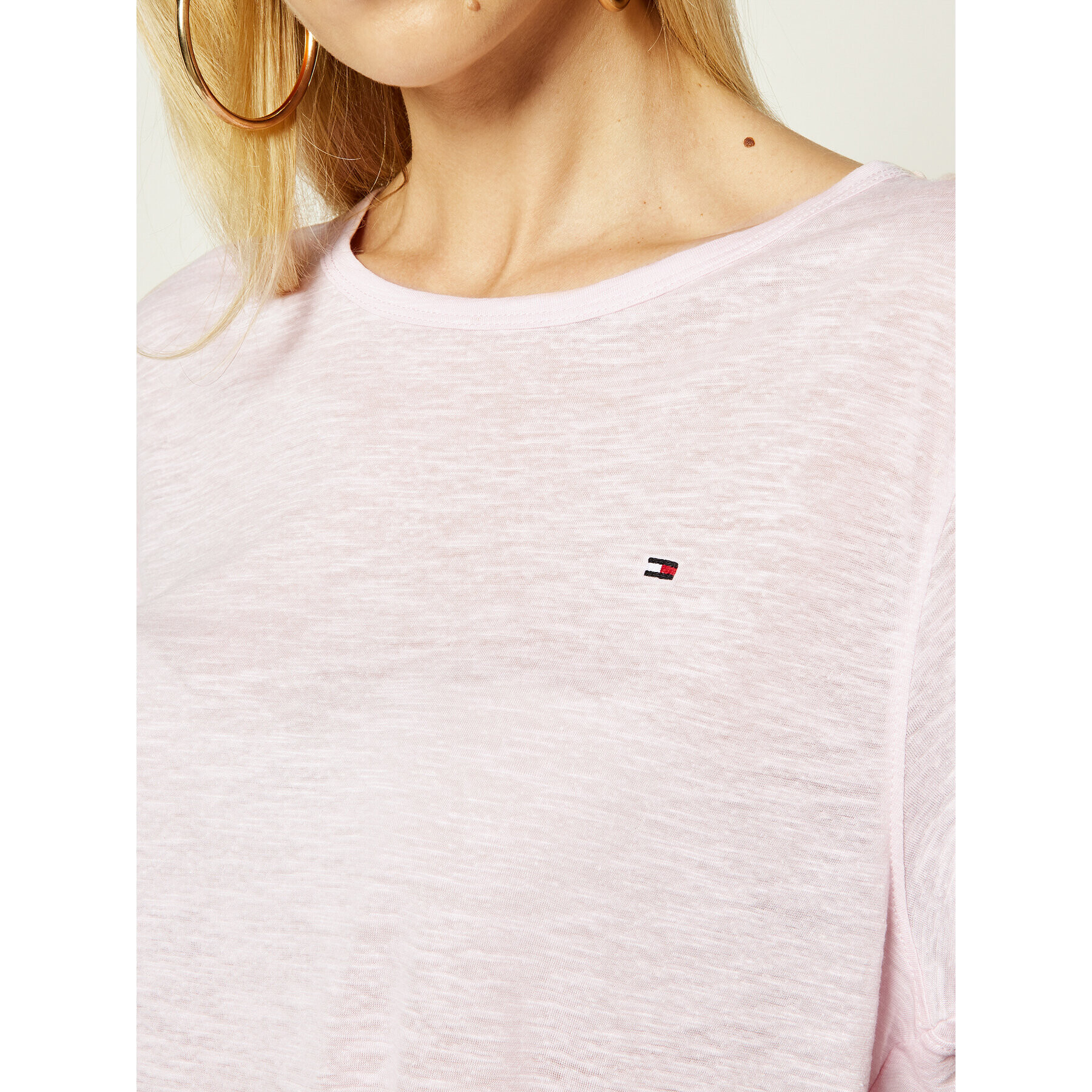 Tommy Hilfiger Тишърт Vikki WW0WW27906 Розов Regular Fit - Pepit.bg