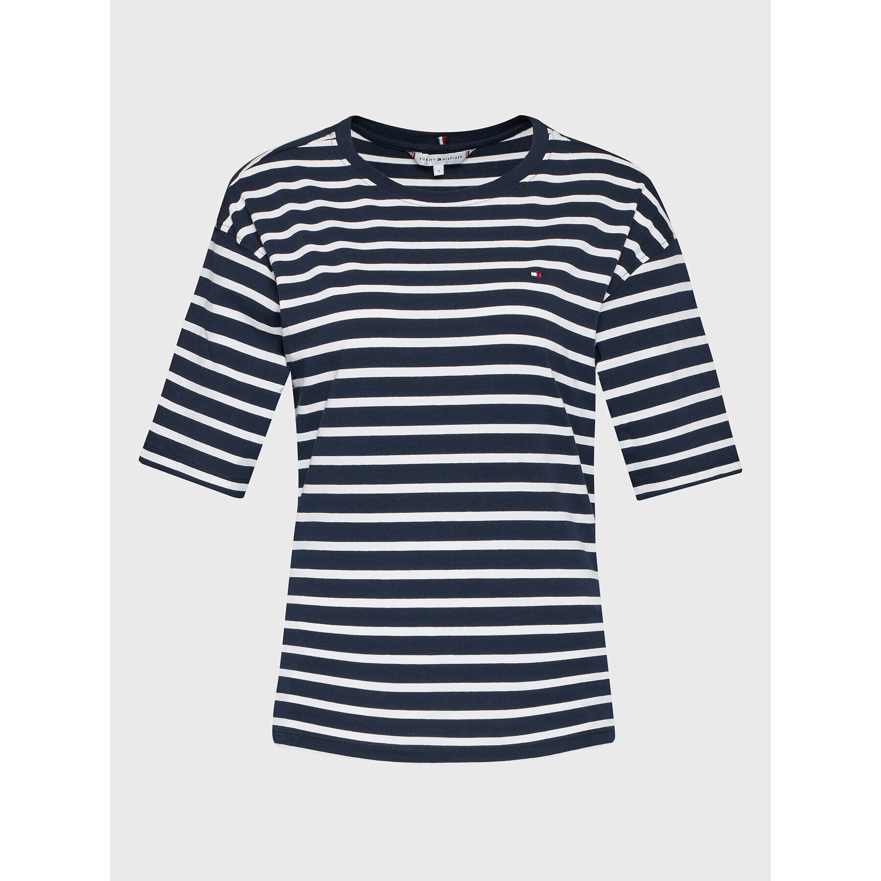 Tommy Hilfiger Тишърт WW0WW31672 Тъмносин Relaxed Fit - Pepit.bg