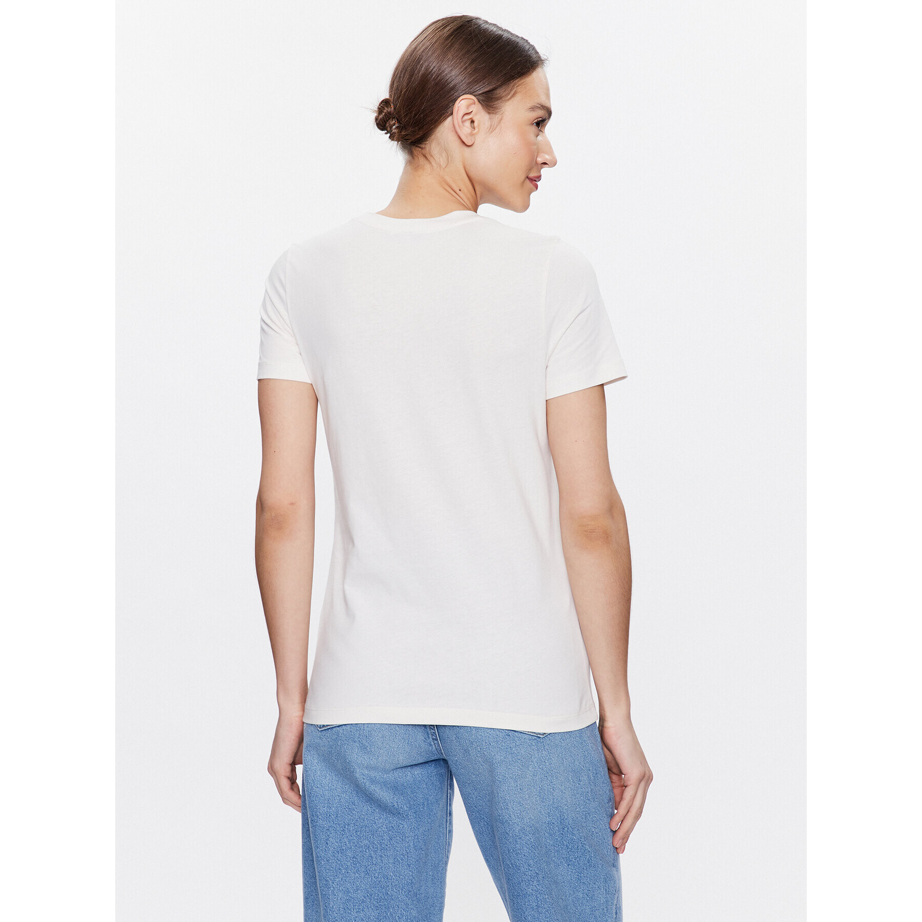 Tommy Hilfiger Тишърт WW0WW37864 Екрю Regular Fit - Pepit.bg