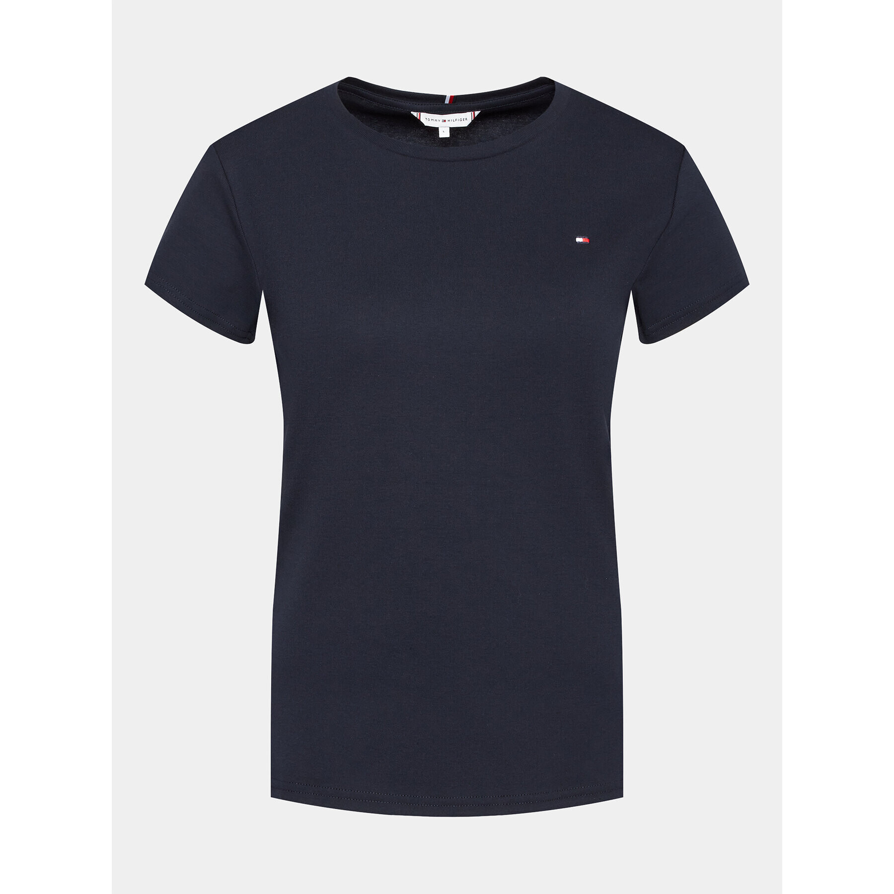 Tommy Hilfiger Тишърт WW0WW37882 Тъмносин Regular Fit - Pepit.bg