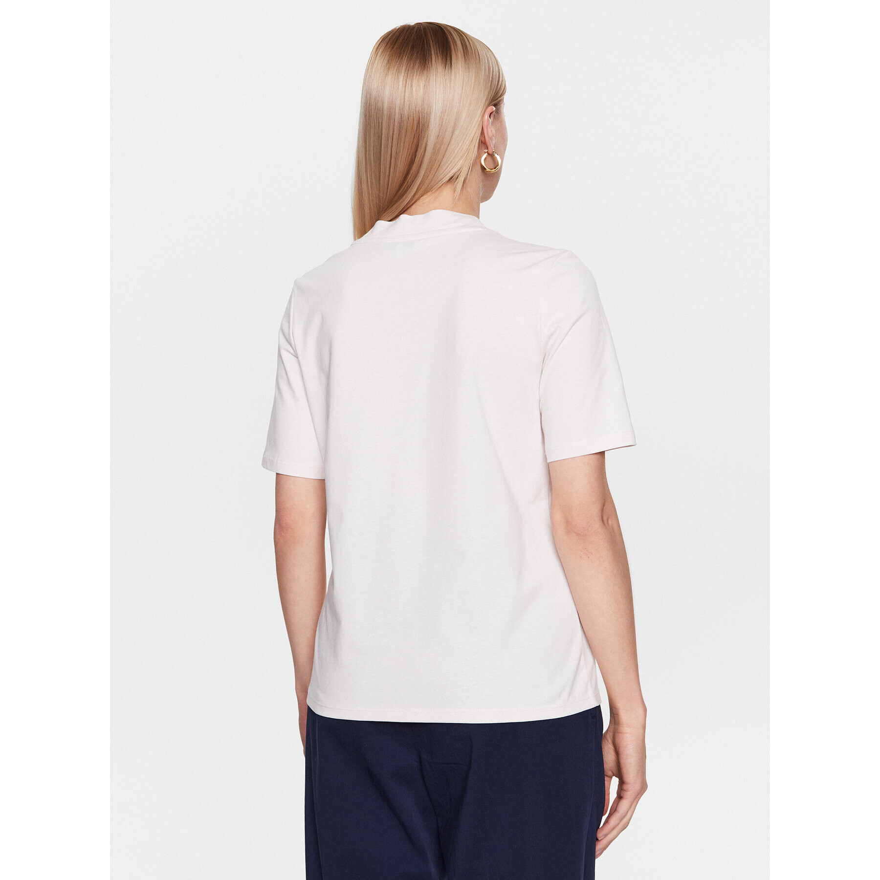 Tommy Hilfiger Тишърт WW0WW38865 Екрю Regular Fit - Pepit.bg