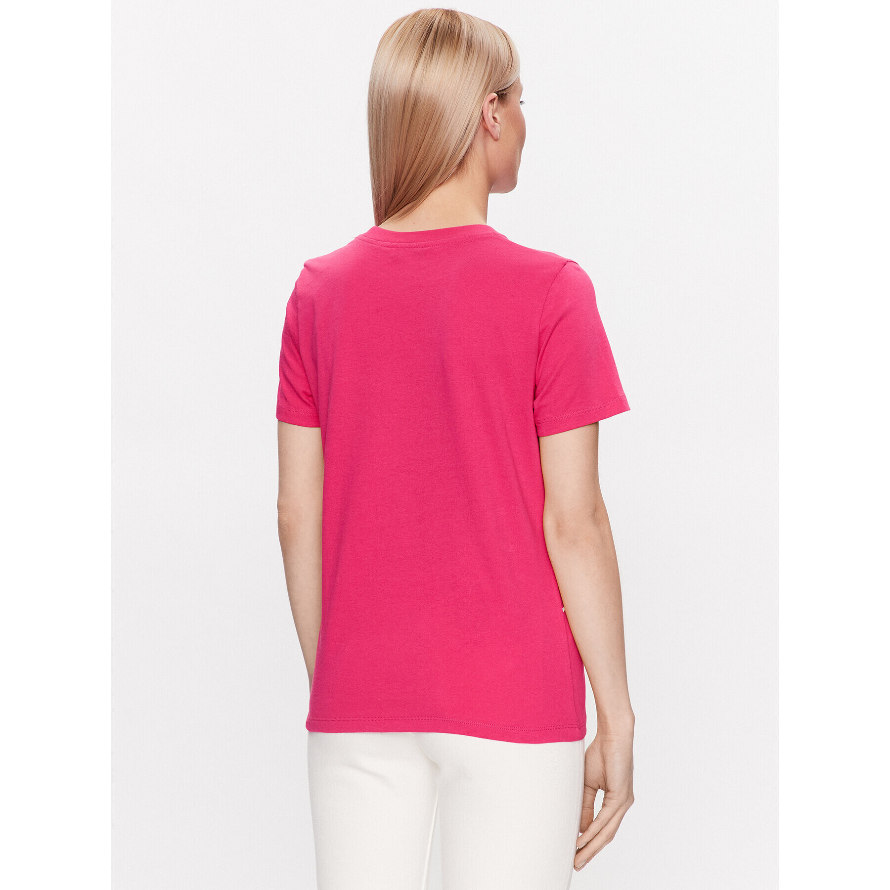 Tommy Hilfiger Тишърт WW0WW40051 Розов Regular Fit - Pepit.bg