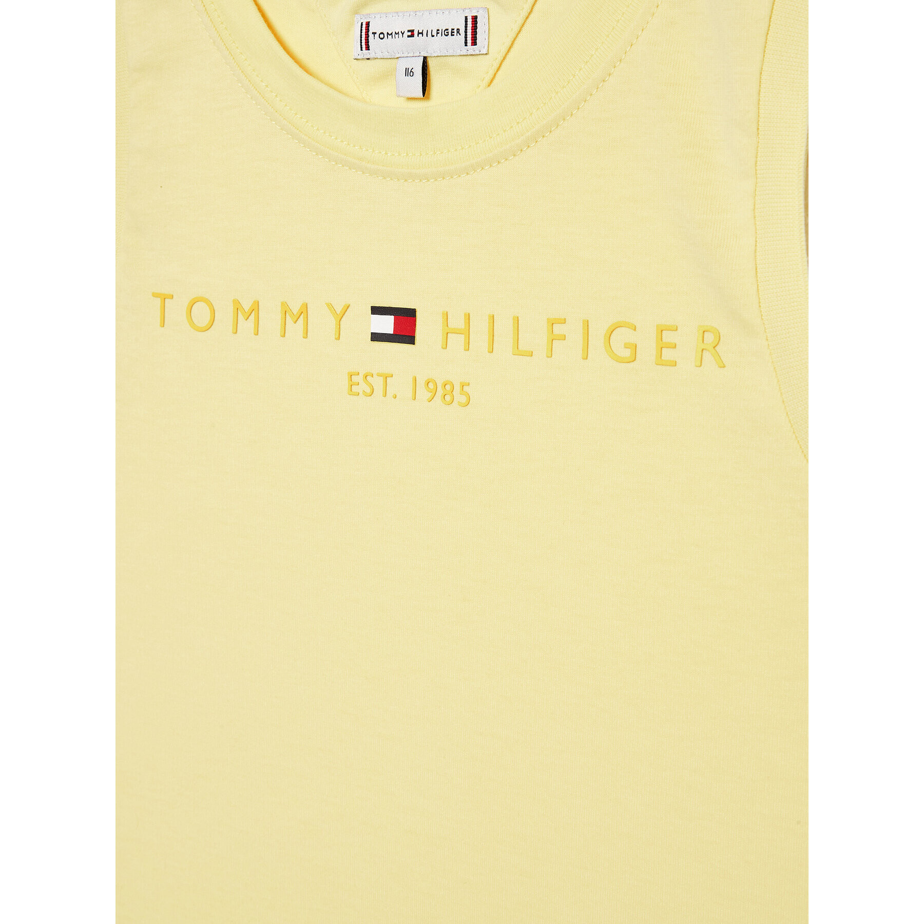 Tommy Hilfiger топ Essential KG0KG07262 D Жълт Regular Fit - Pepit.bg