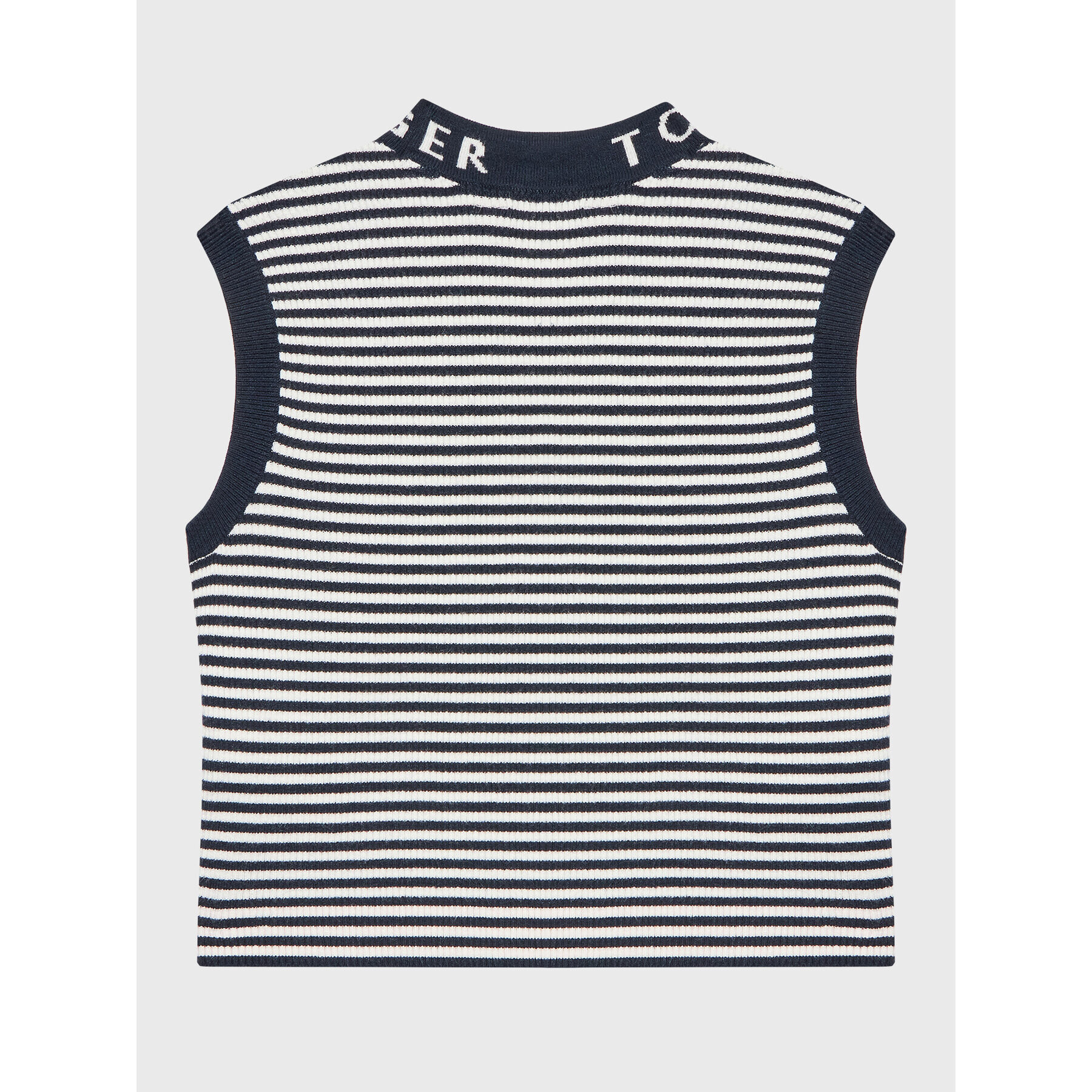 Tommy Hilfiger топ KG0KG06800 Тъмносин Regular Fit - Pepit.bg