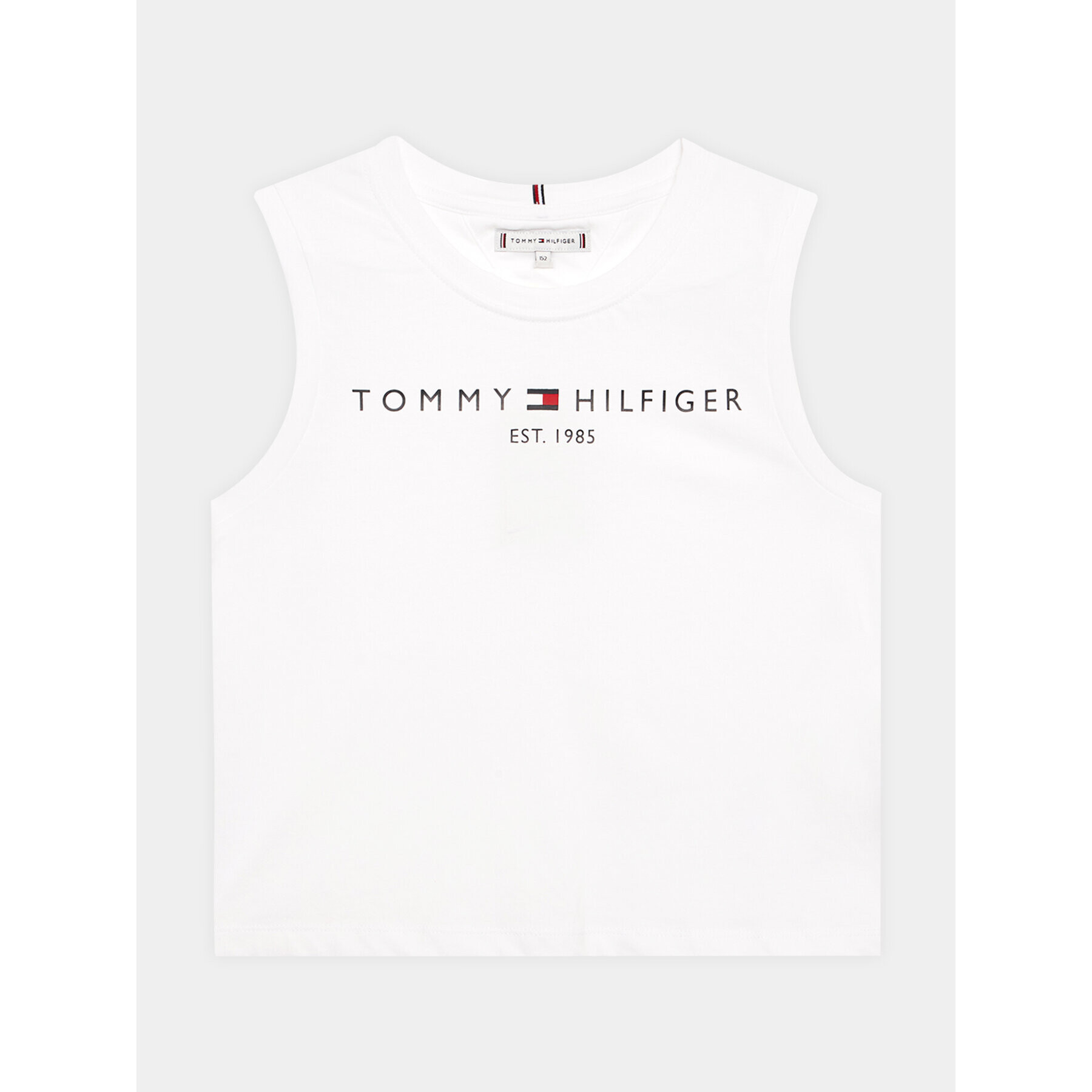 Tommy Hilfiger топ KG0KG07262 D Бял Regular Fit - Pepit.bg