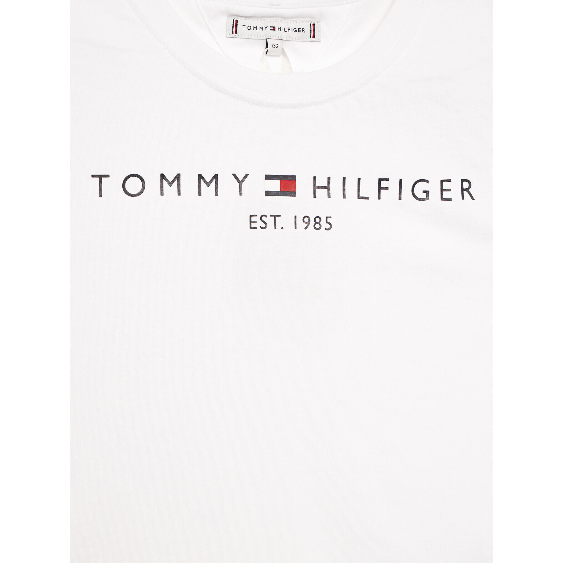 Tommy Hilfiger топ KG0KG07262 M Бял Regular Fit - Pepit.bg