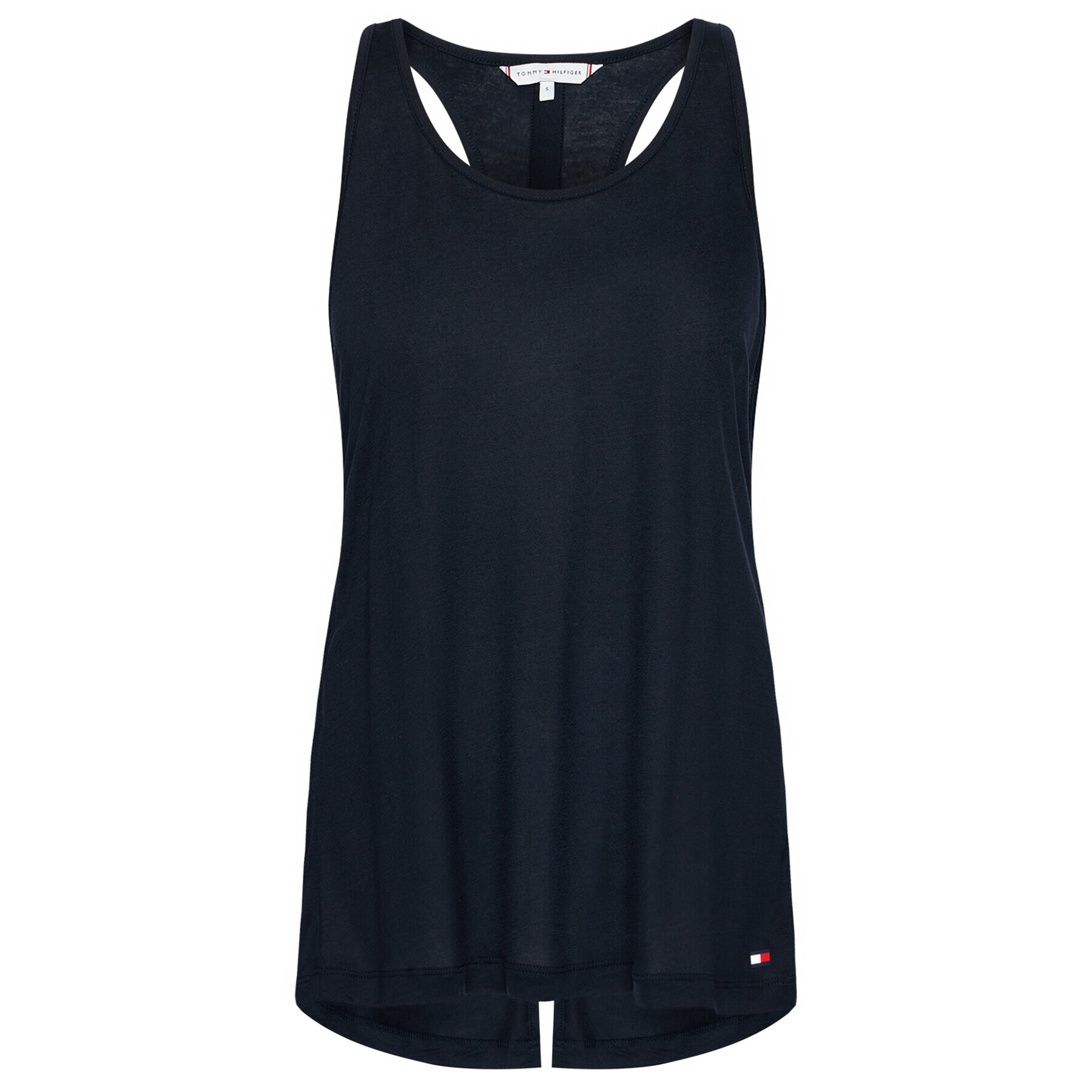 Tommy Hilfiger топ Tank UW0UW02882 Тъмносин Regular Fit - Pepit.bg