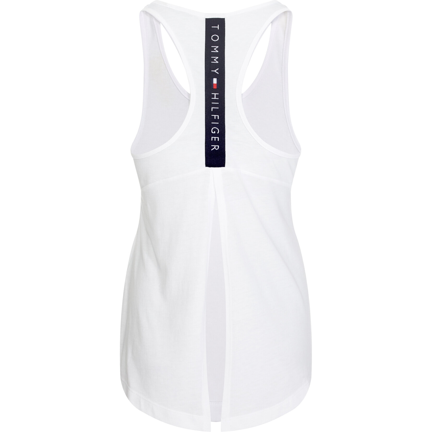 Tommy Hilfiger Топ UW0UW02154 Бял Regular Fit - Pepit.bg