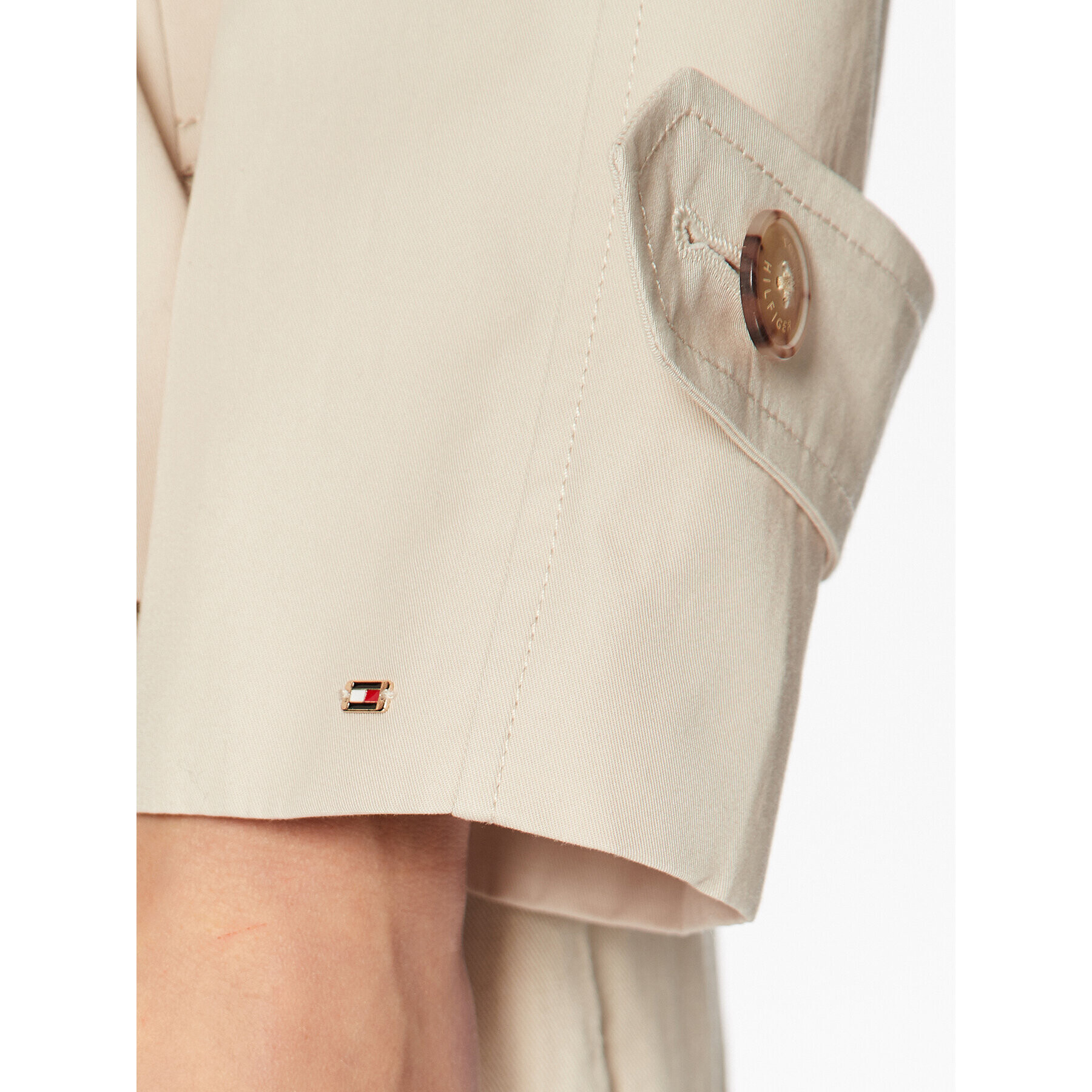 Tommy Hilfiger Тренч WW0WW38430 Бежов Regular Fit - Pepit.bg