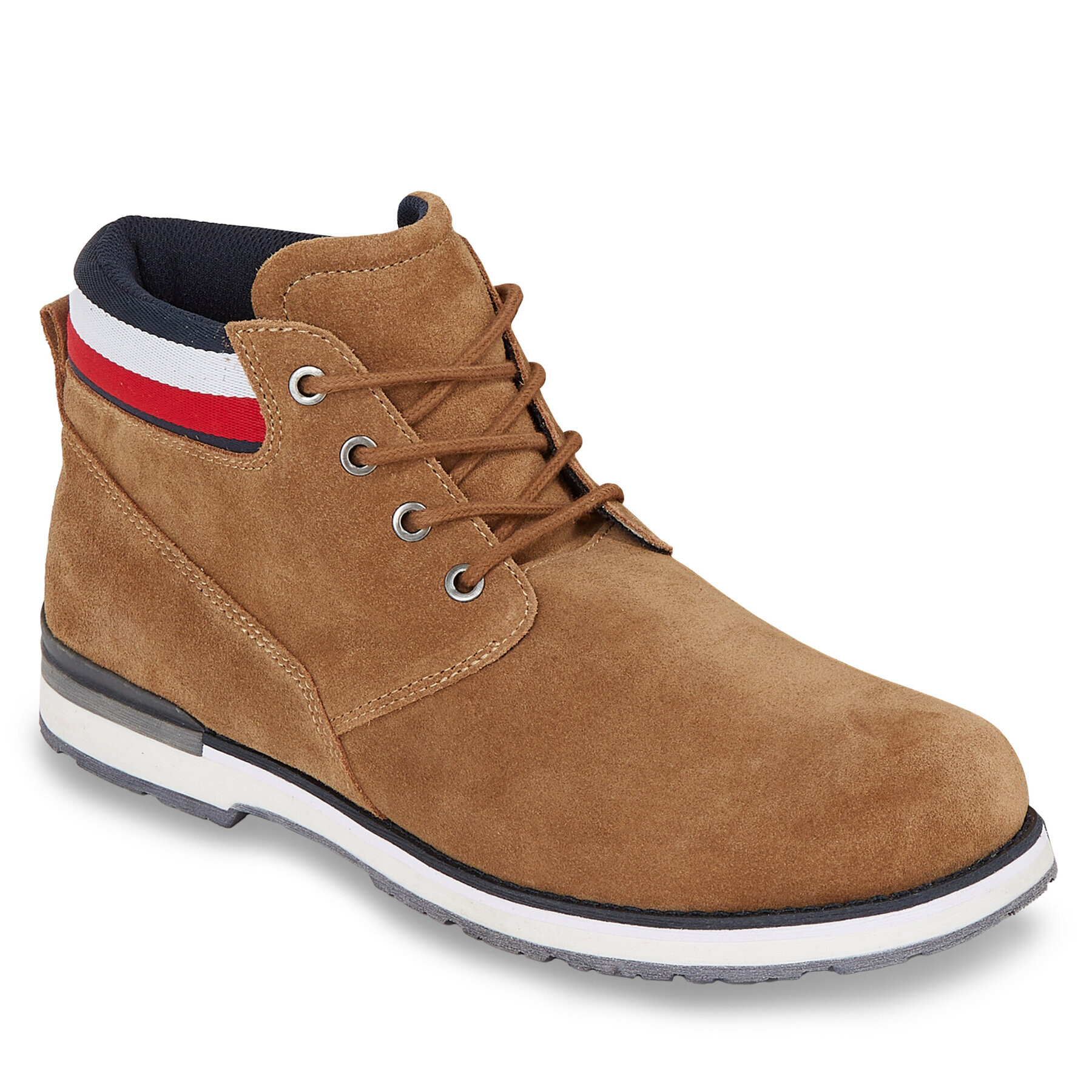 Tommy Hilfiger Туристически oбувки Core Hilfiger Suede Boot FM0FM04800 Кафяв - Pepit.bg