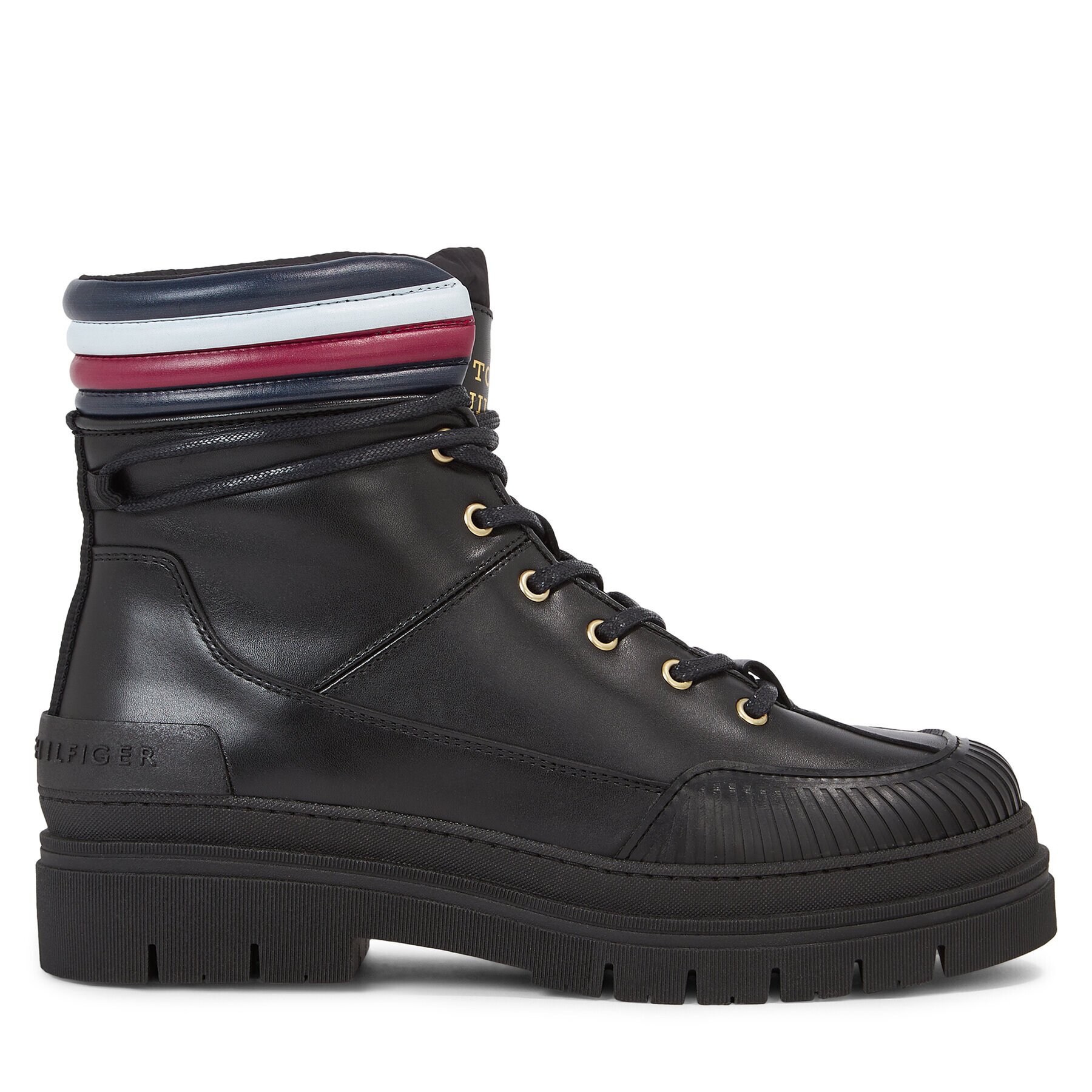 Tommy Hilfiger Туристически oбувки Corporate Feminine Outdoor Boot FW0FW07501 Черен - Pepit.bg