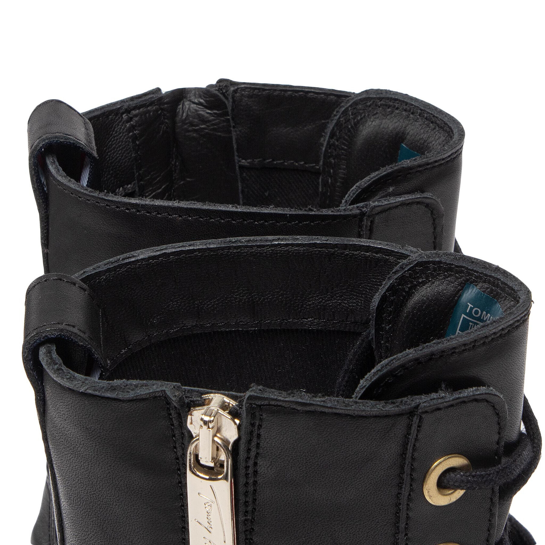Tommy Hilfiger Туристически oбувки Essentials Biker Boot FW0FW06800 Черен - Pepit.bg