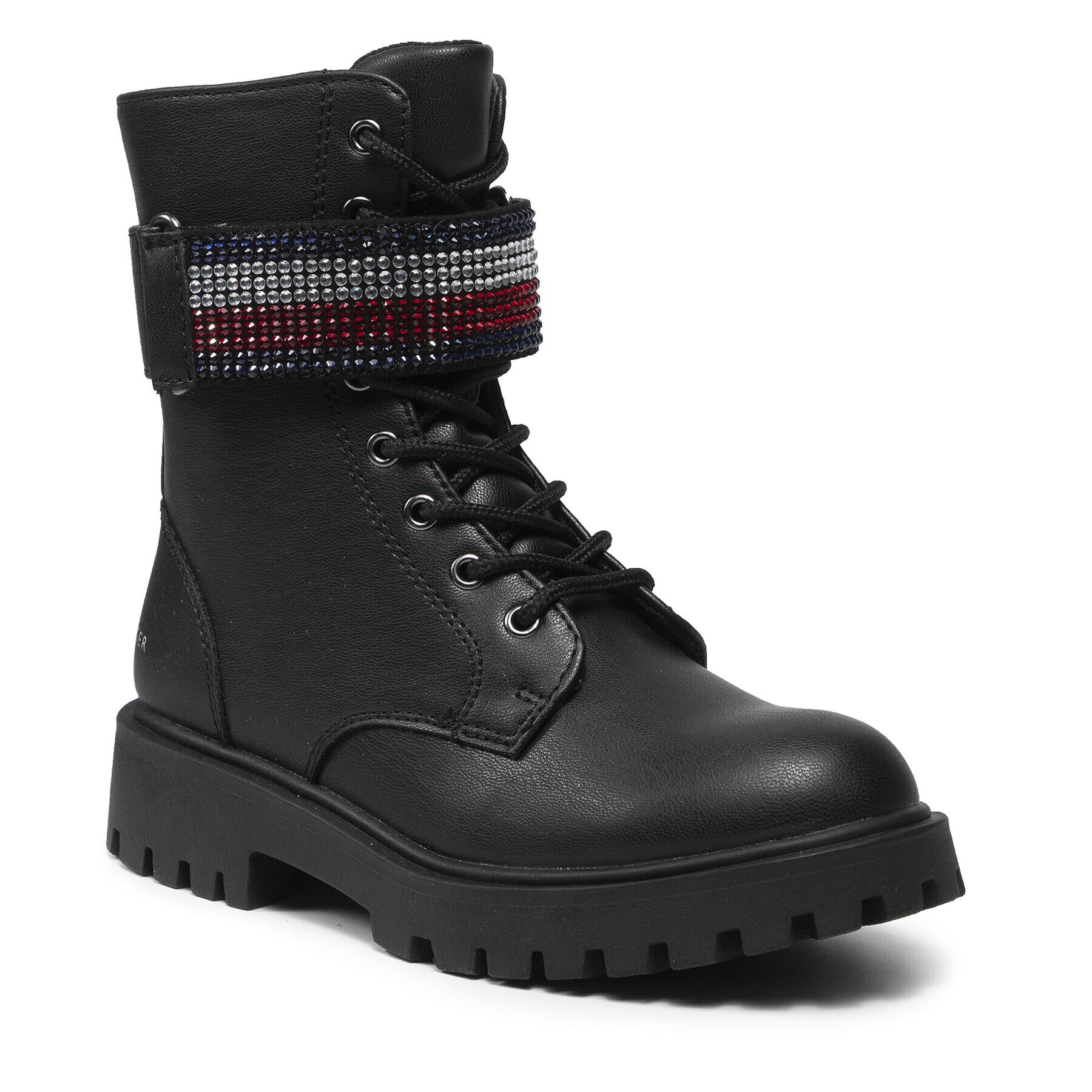 Tommy Hilfiger Туристически oбувки Lace-Up Bootie T3A5-31196-1222 M Черен - Pepit.bg