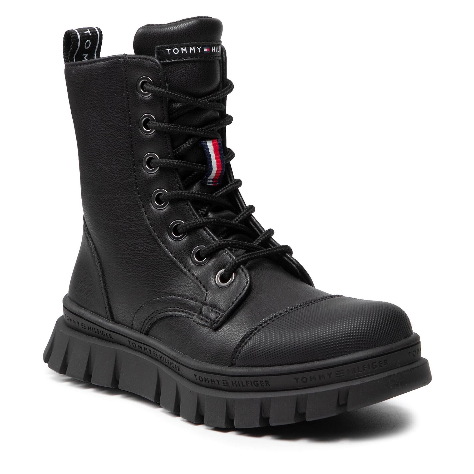 Tommy Hilfiger Туристически oбувки Lace-Up Bootie T3A5-32026-0289999 M Черен - Pepit.bg