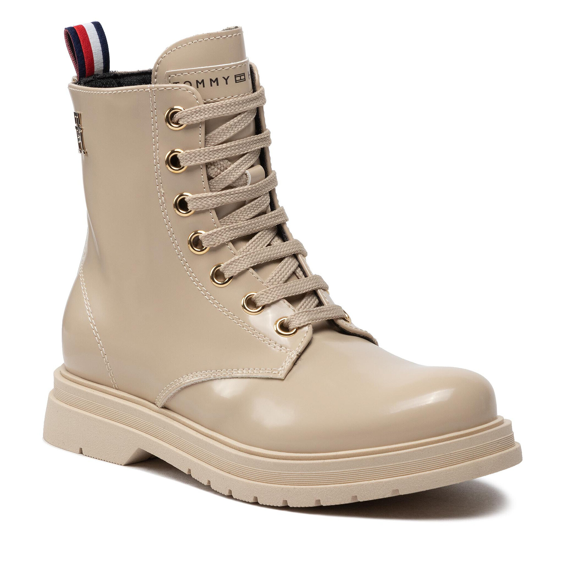 Tommy Hilfiger Туристически oбувки Lace-Up Bootie T4A5-32411-1453500 M Бежов - Pepit.bg