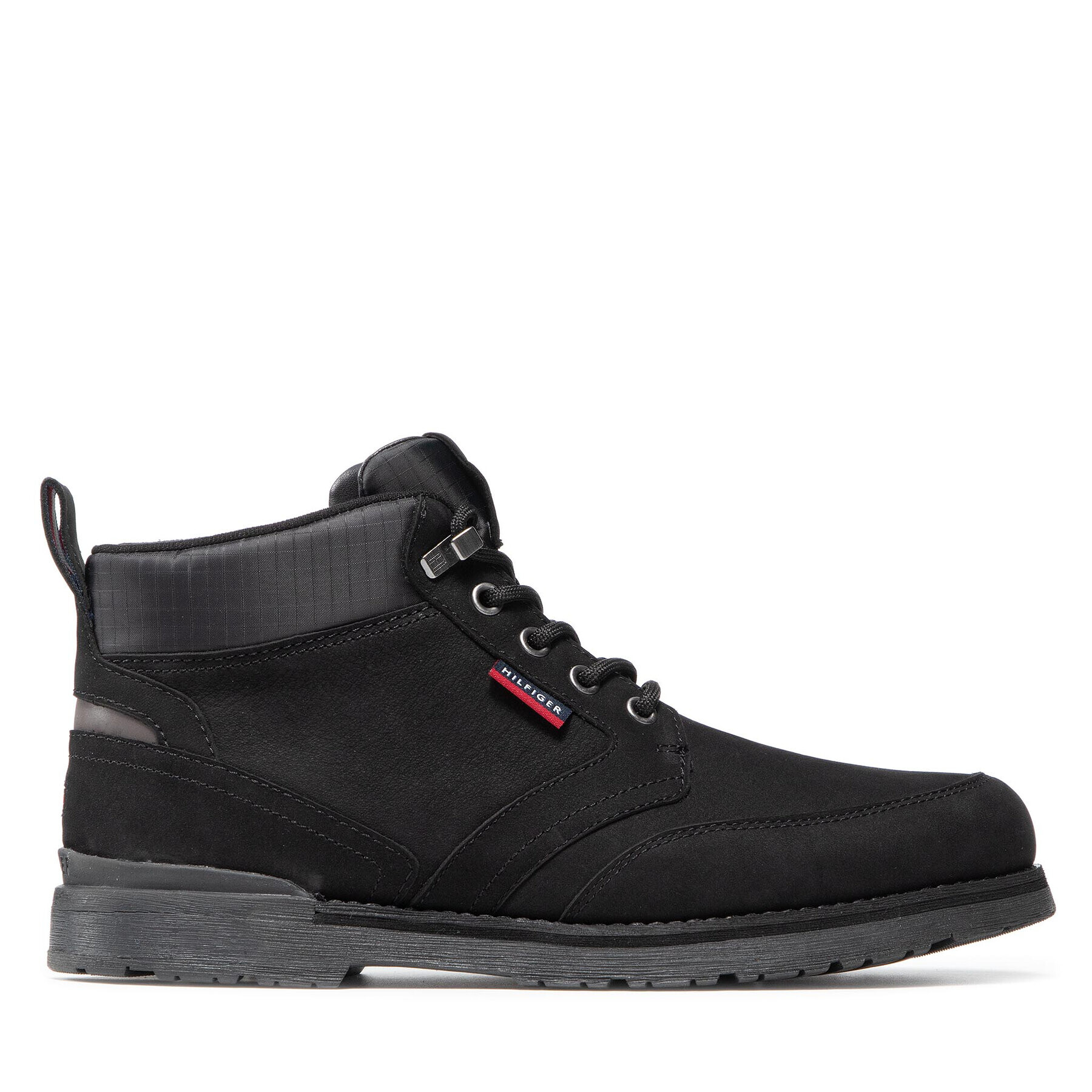 Tommy Hilfiger Туристически oбувки Outdoor Corporate Mix Boot FM0FM03776 Черен - Pepit.bg