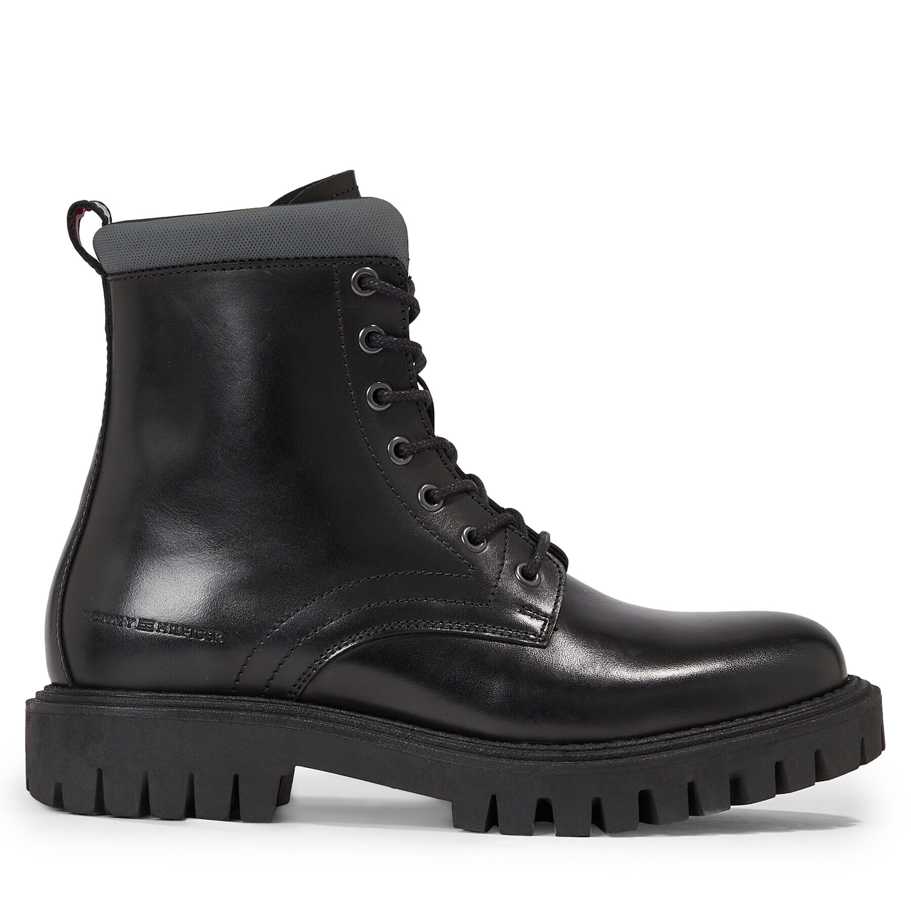 Tommy Hilfiger Туристически oбувки Premium Casual Chunky Lth Boot FM0FM04756 Черен - Pepit.bg