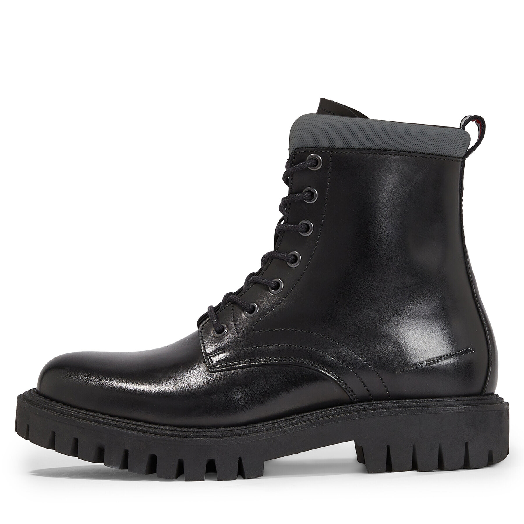 Tommy Hilfiger Туристически oбувки Premium Casual Chunky Lth Boot FM0FM04756 Черен - Pepit.bg