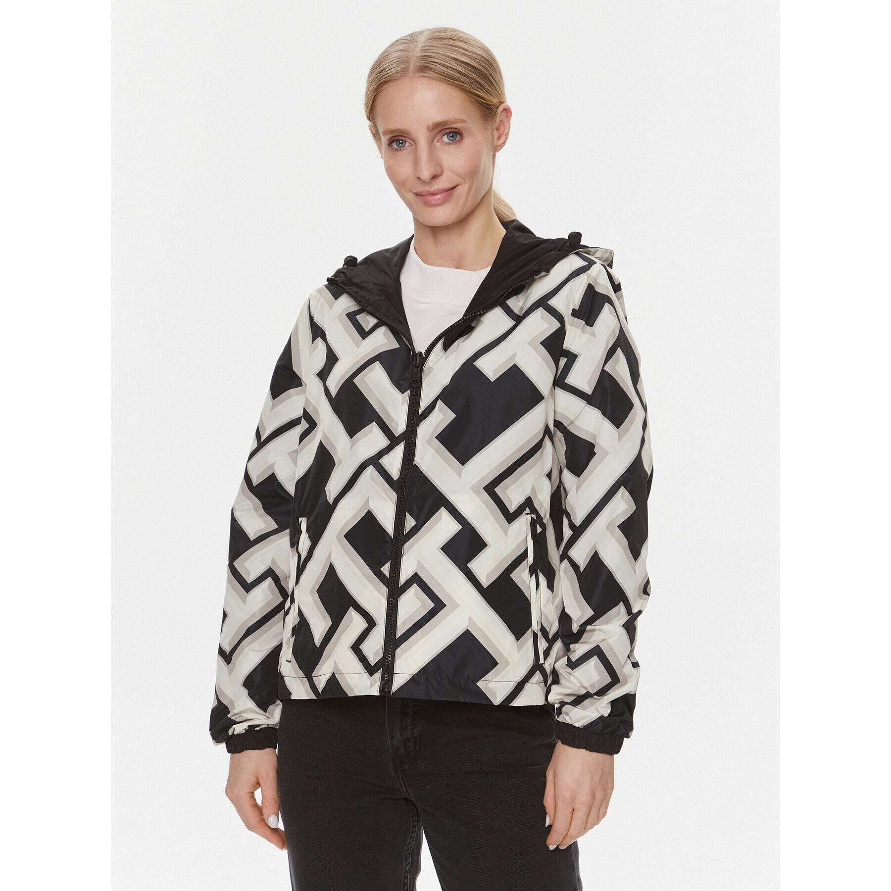 Tommy Hilfiger Ветровка WW0WW41163 Черен Regular Fit - Pepit.bg