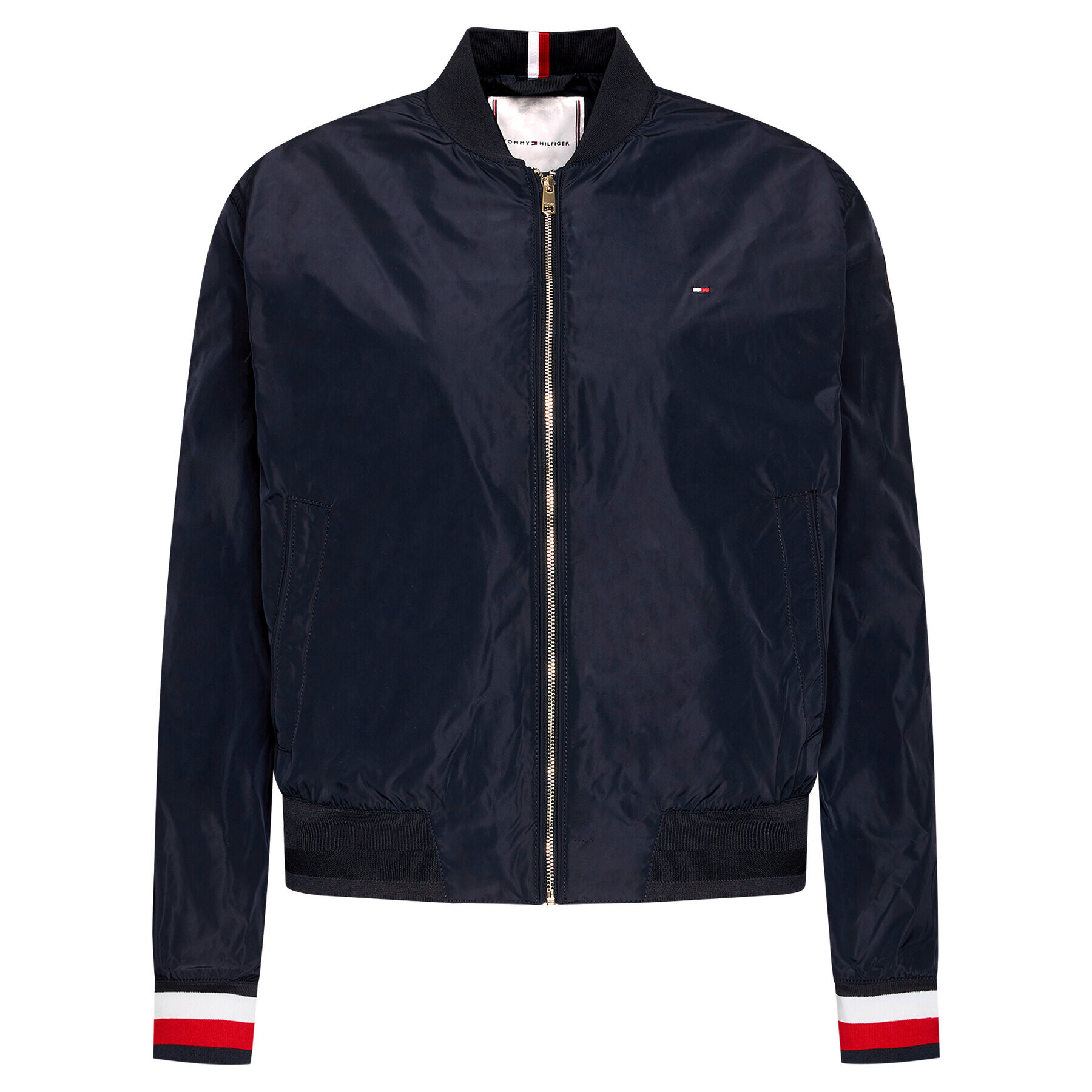 Tommy Hilfiger Яке бомбър Ess Poly WW0WW30161 Тъмносин Regular Fit - Pepit.bg