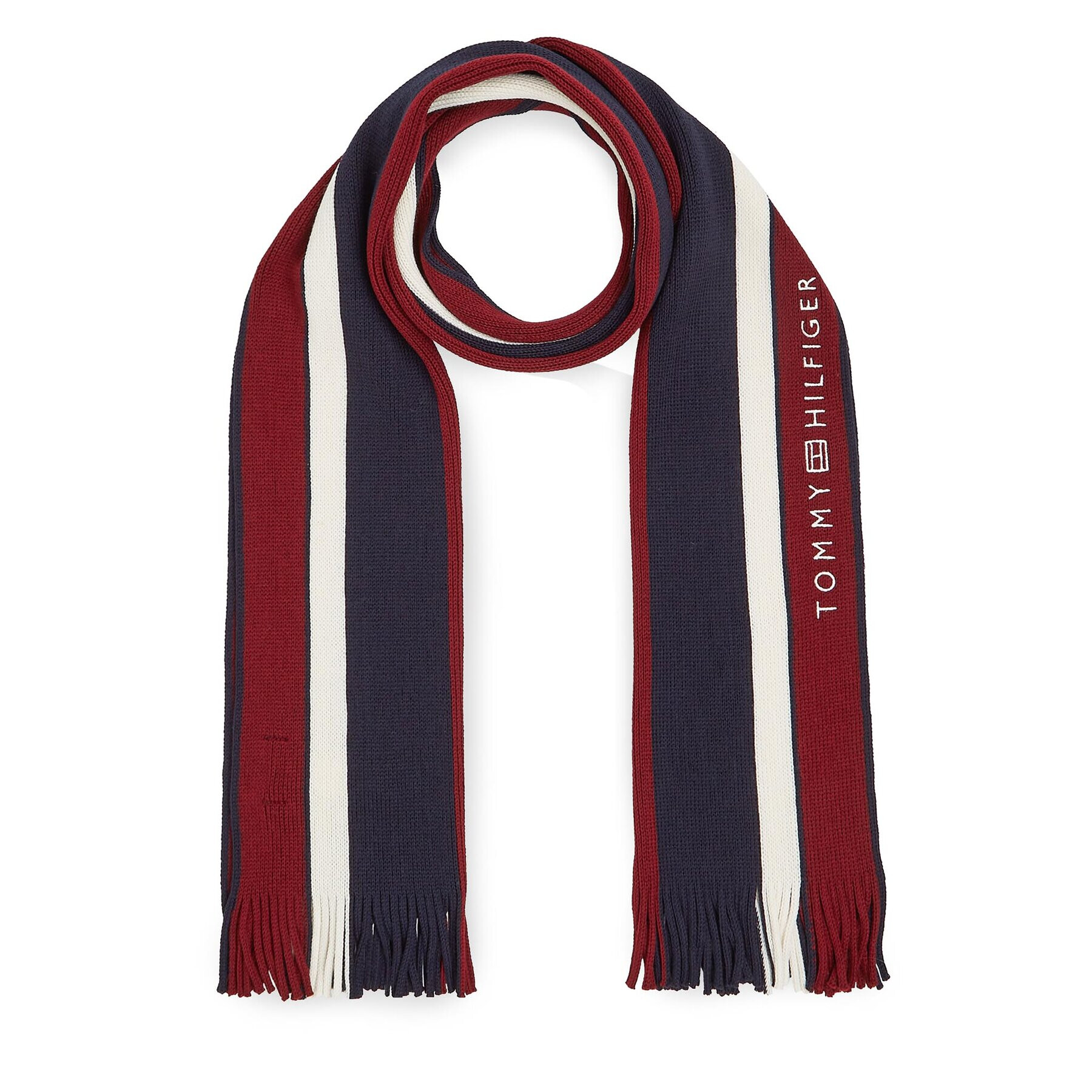 Tommy Hilfiger Зимен шал Corporate Raschelle Scarf AM0AM11493 Тъмносин - Pepit.bg