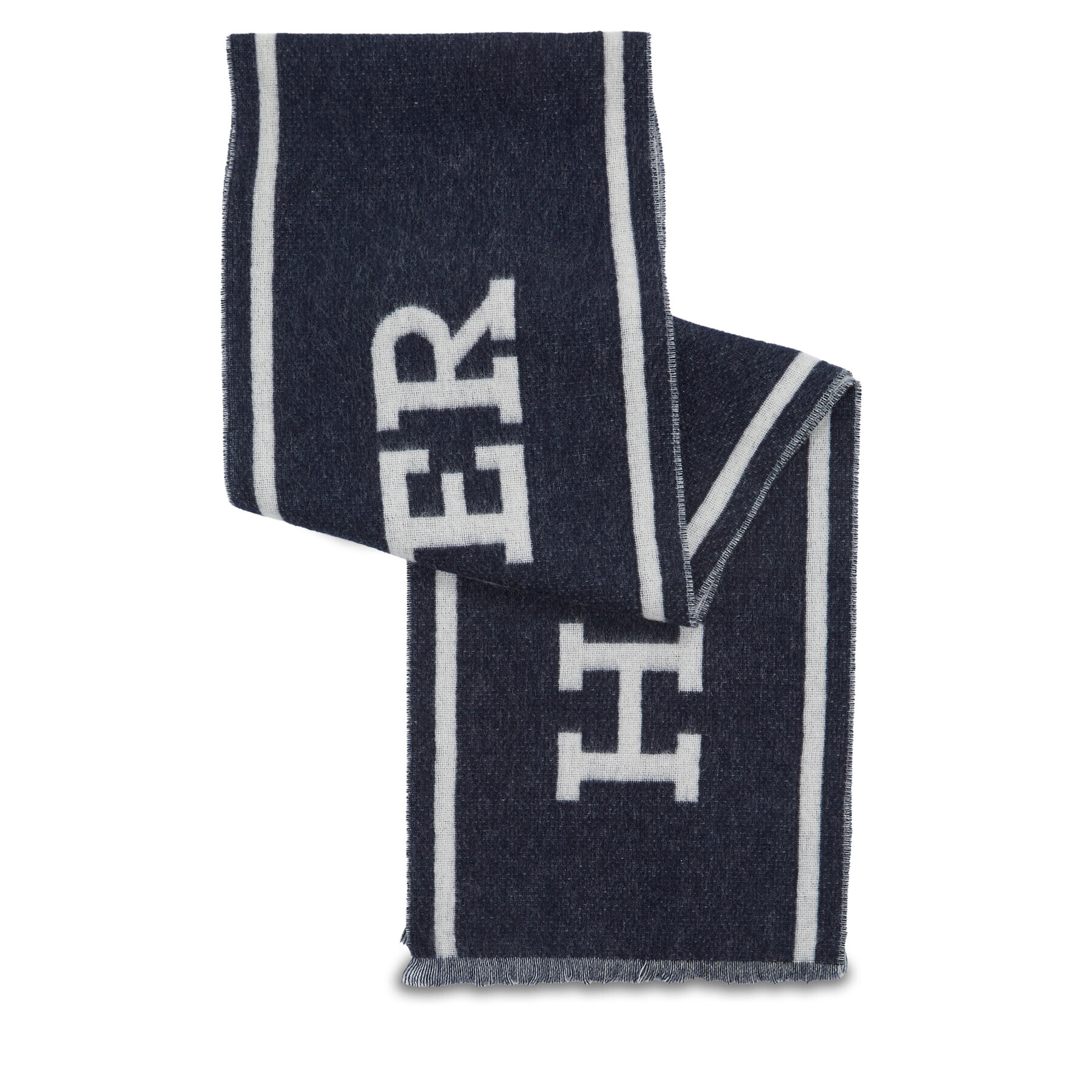 Tommy Hilfiger Зимен шал Monotype Scarf AM0AM11738 Тъмносин - Pepit.bg