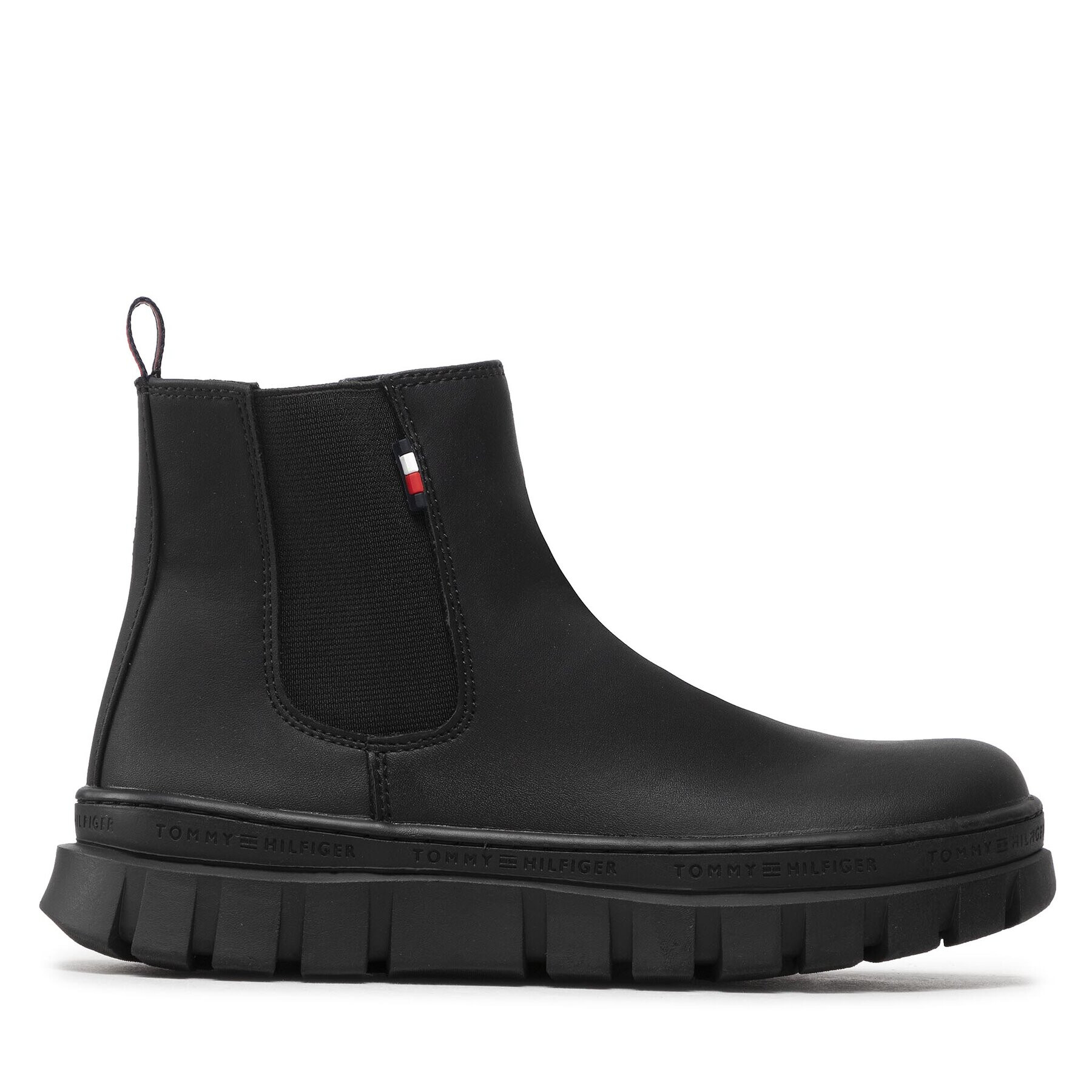 Tommy Hilfiger Зимни обувки Chelsea Boot T3B5-32516-1355 S Черен - Pepit.bg