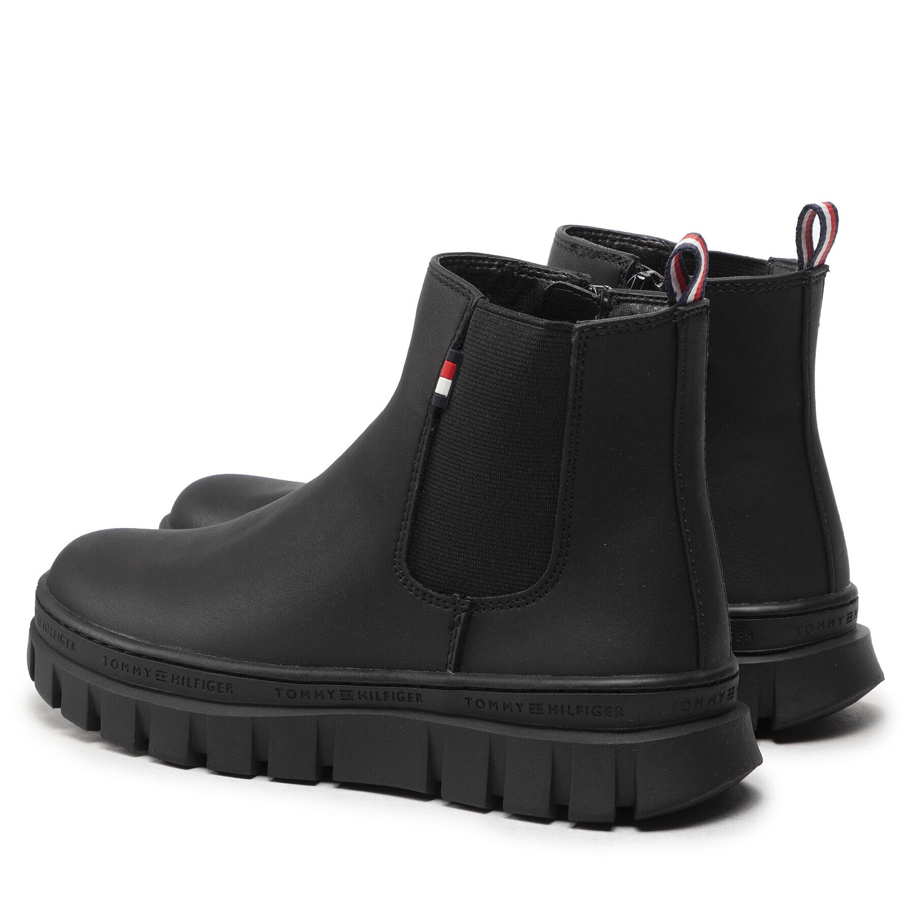 Tommy Hilfiger Зимни обувки Chelsea Boot T3B5-32516-1355 S Черен - Pepit.bg