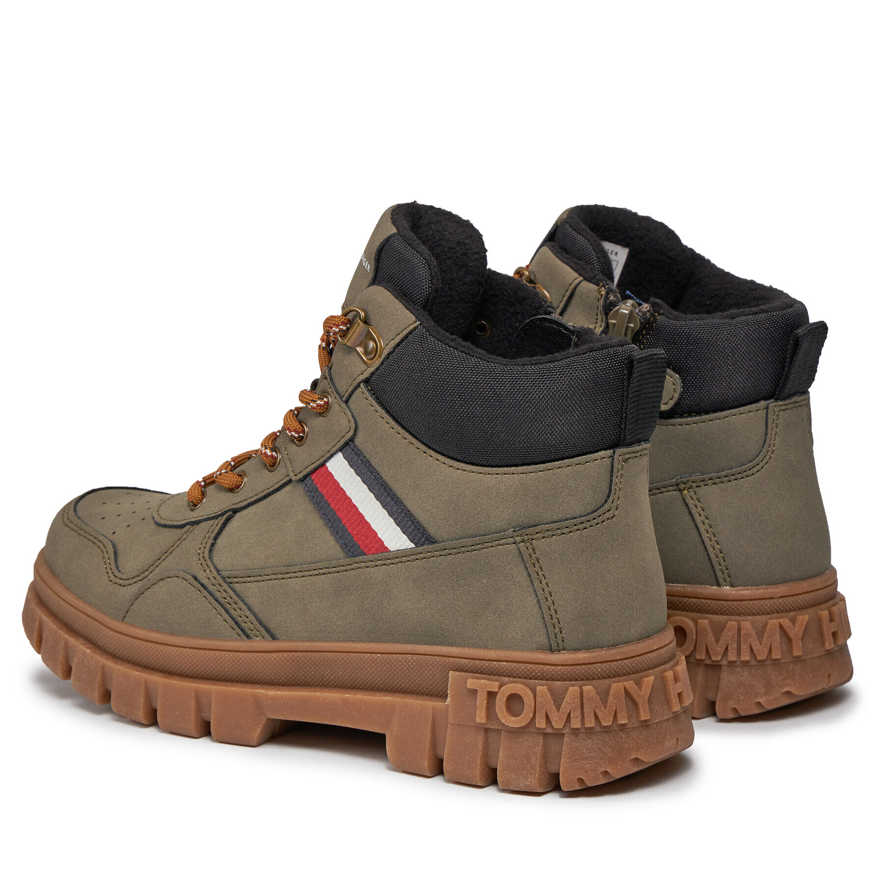 Tommy Hilfiger Зимни обувки T3B5-33157-0316409 S Кафяв - Pepit.bg