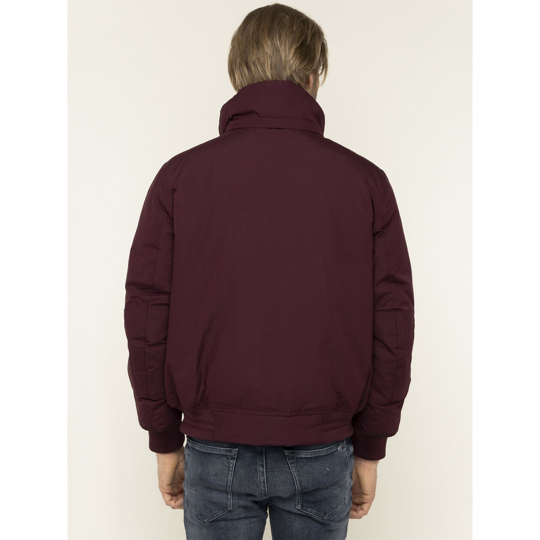 Tommy Hilfiger Зимно яке Hampton MW0MW11502 Бордо Regular Fit - Pepit.bg