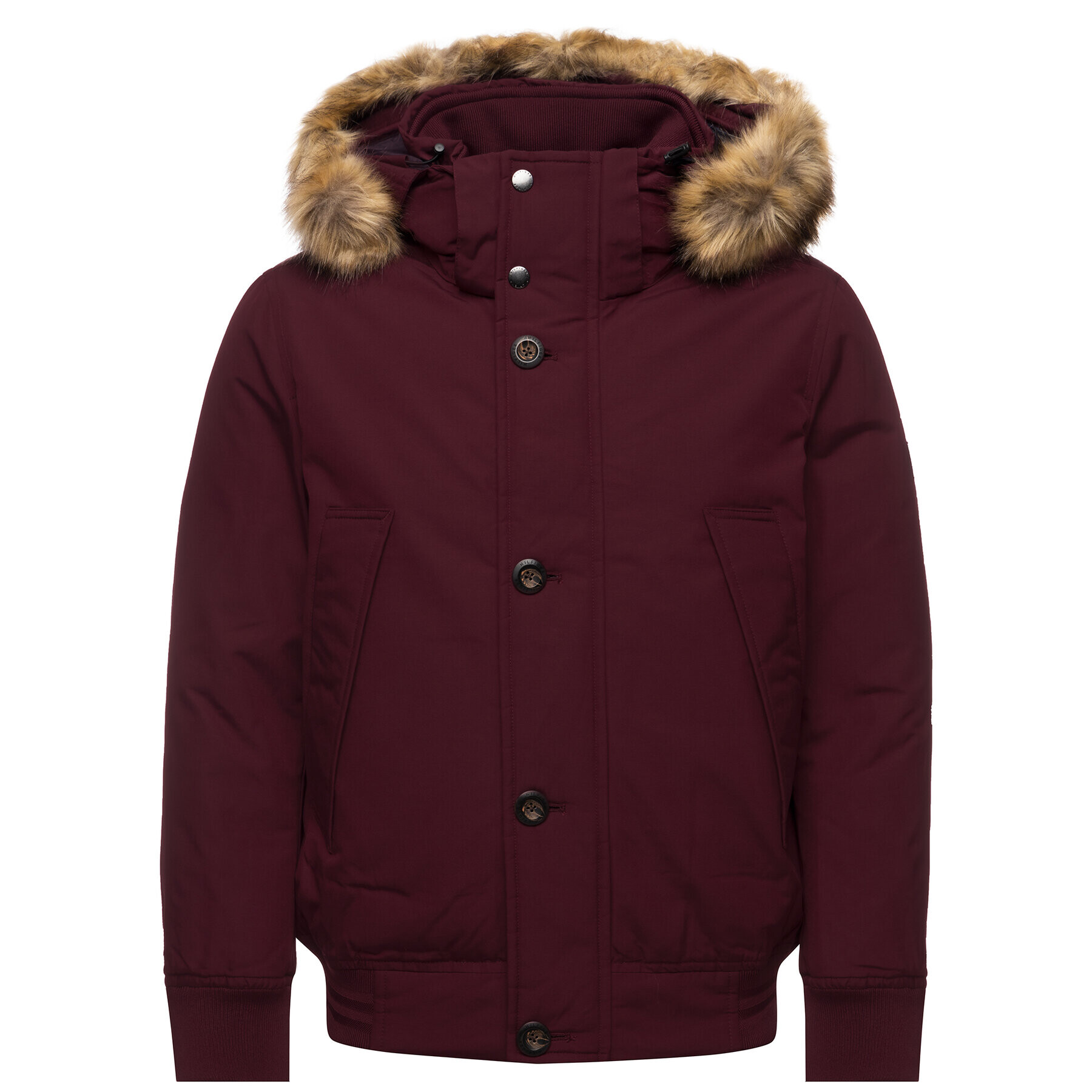 Tommy Hilfiger Зимно яке Hampton MW0MW11502 Бордо Regular Fit - Pepit.bg