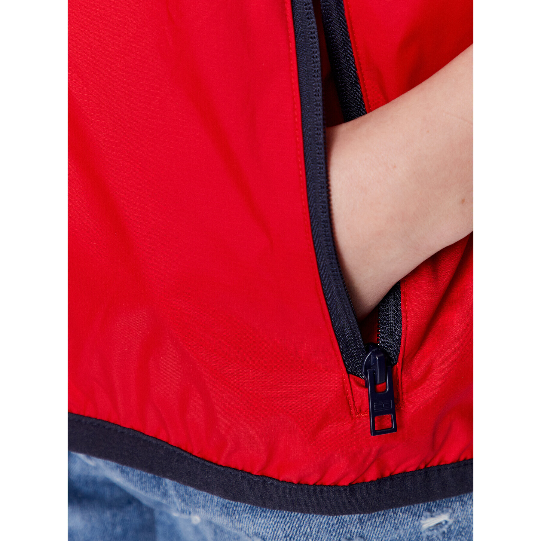 Tommy Jeans Анорак Chicago DW0DW15333 Червен Regular Fit - Pepit.bg