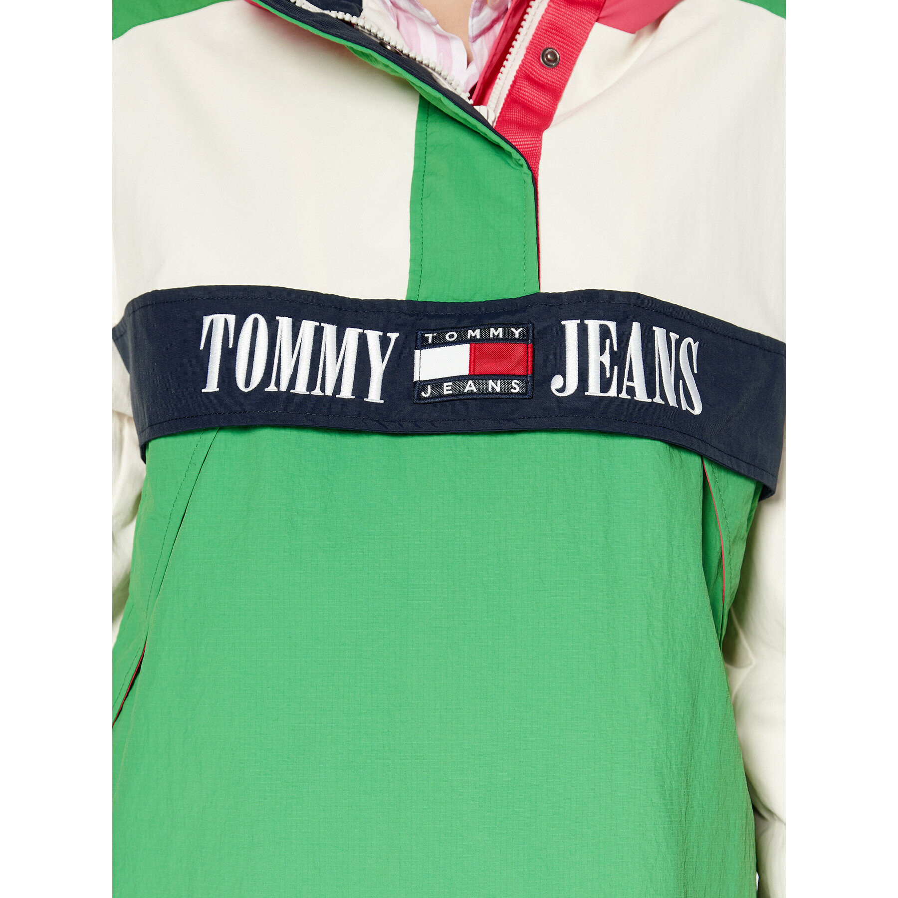 Tommy Jeans Анорак Chicago DW0DW15343 Цветен Relaxed Fit - Pepit.bg