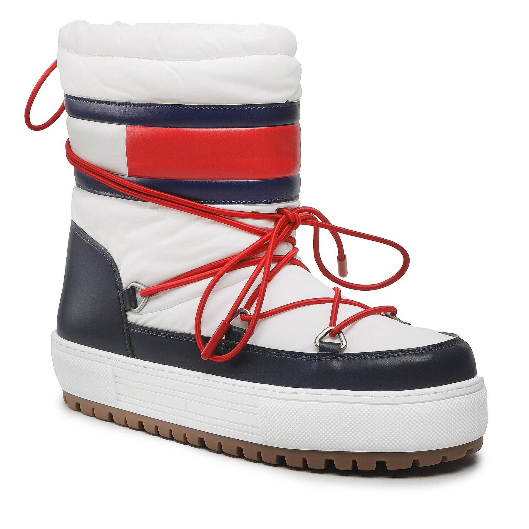 Tommy Jeans Апрески Snowboot Low EN0EN02162 Бял - Pepit.bg