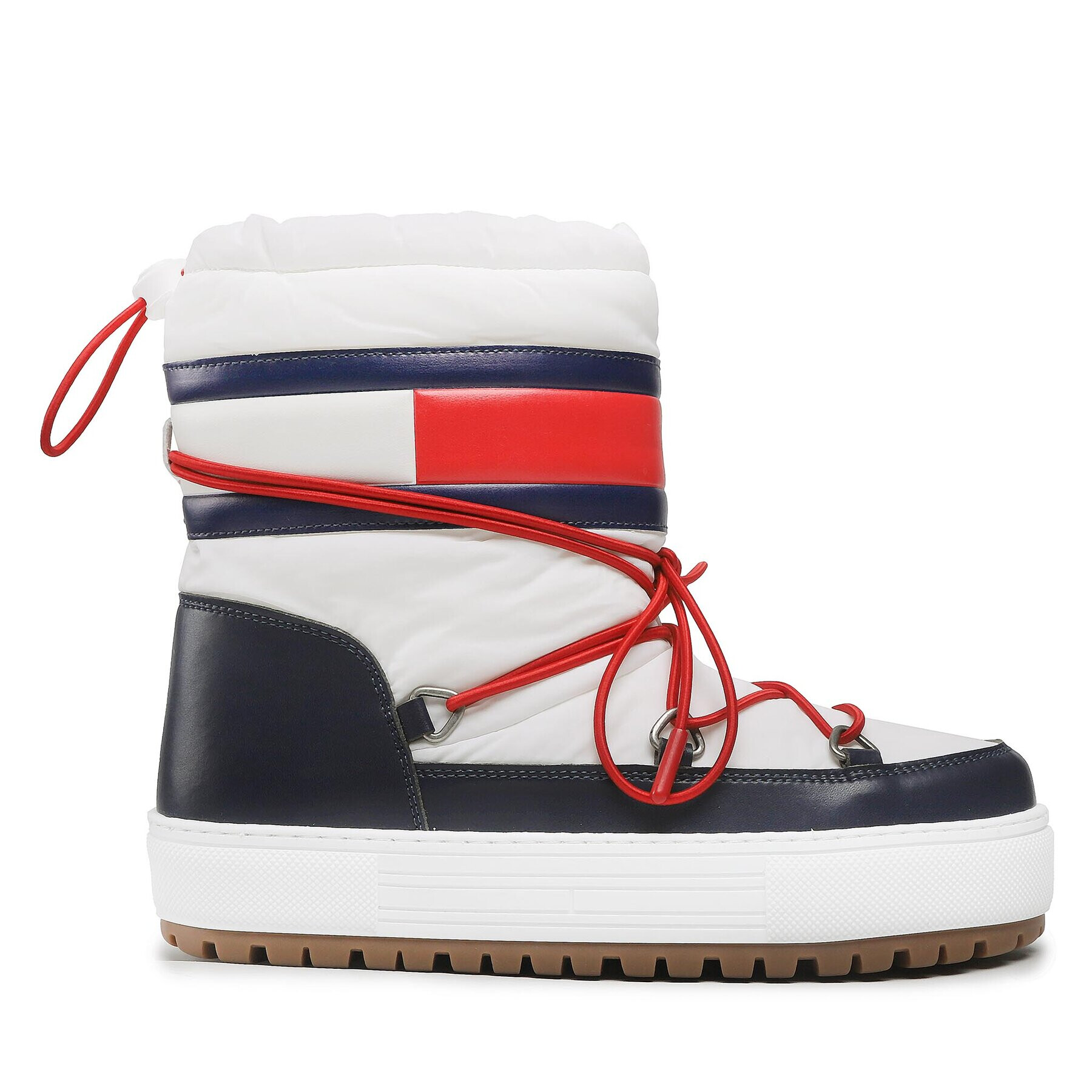 Tommy Jeans Апрески Snowboot Low EN0EN02162 Бял - Pepit.bg