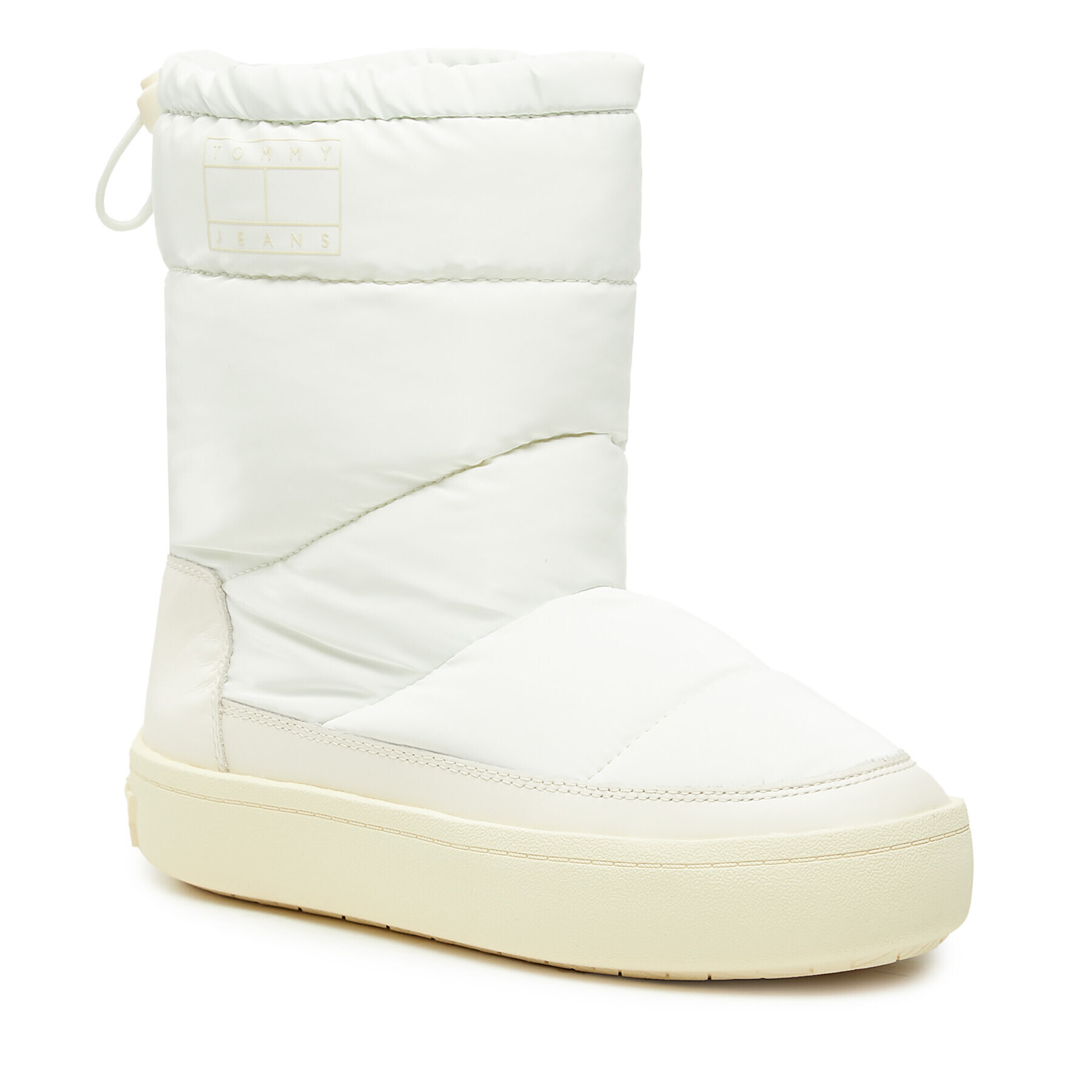 Tommy Jeans Апрески Tjw Winter Boot EN0EN02252 Бял - Pepit.bg