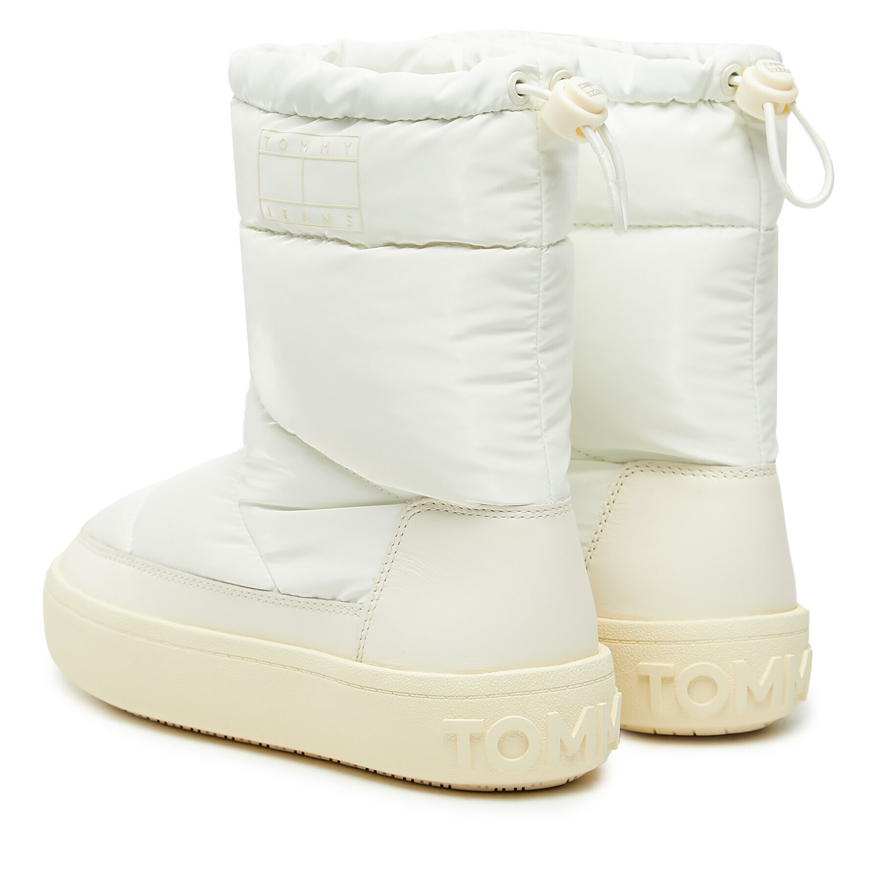 Tommy Jeans Апрески Tjw Winter Boot EN0EN02252 Бял - Pepit.bg