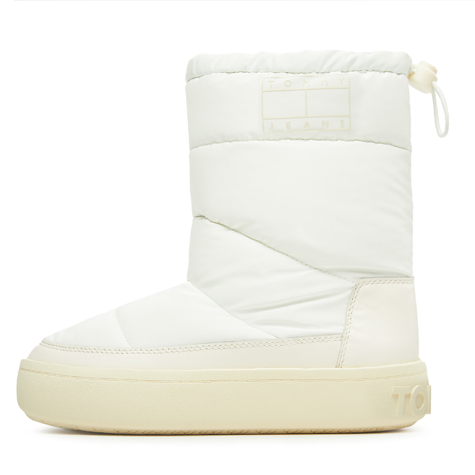 Tommy Jeans Апрески Tjw Winter Boot EN0EN02252 Бял - Pepit.bg