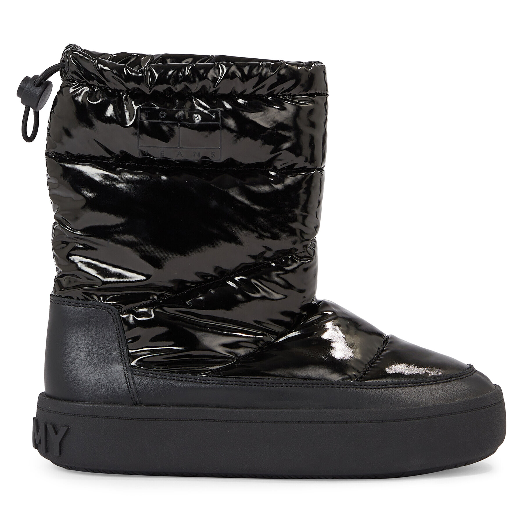 Tommy Jeans Апрески Tjw Winter Boot EN0EN02252 Черен - Pepit.bg